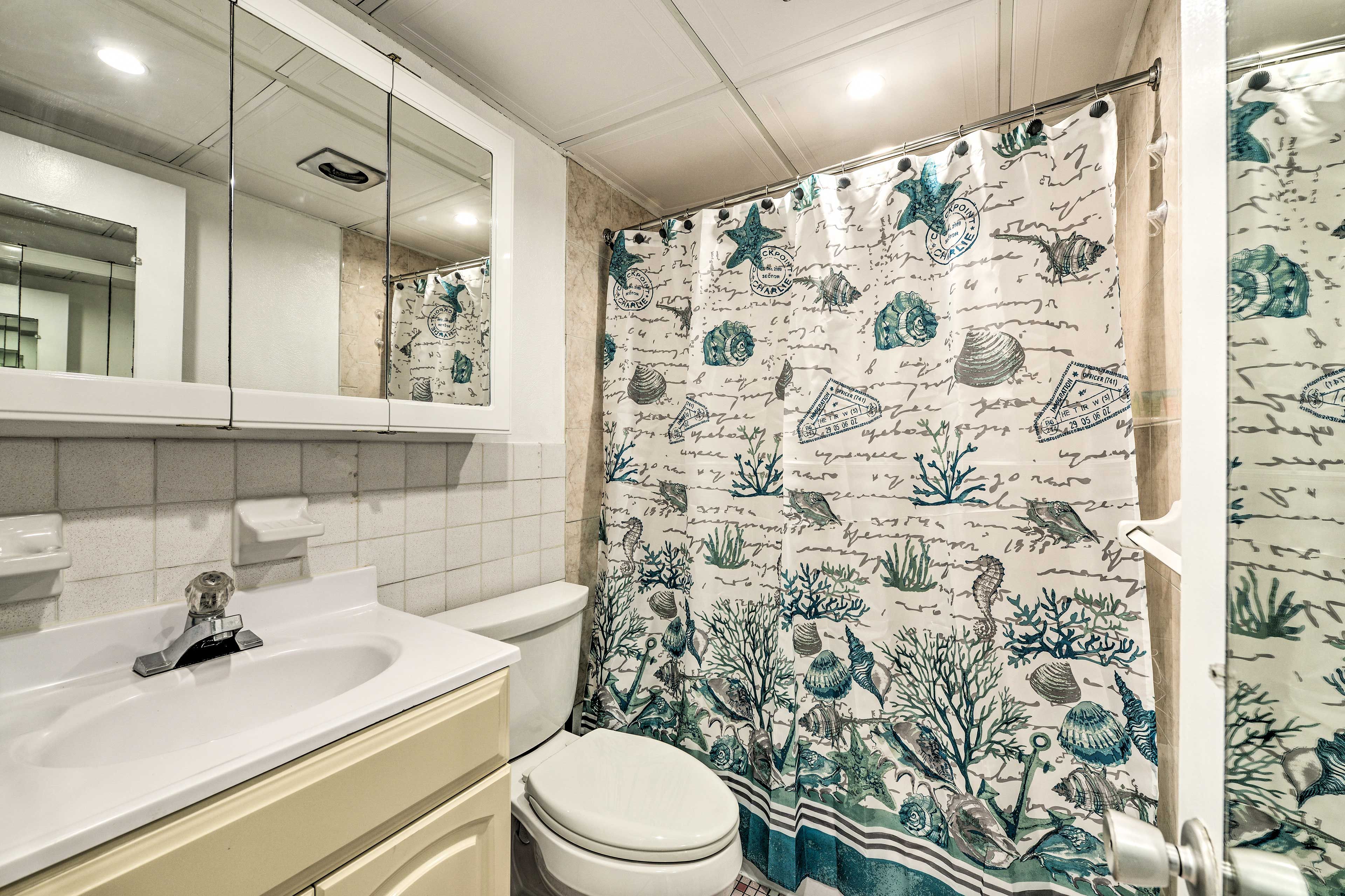 Full Bathroom | Limited Towels Provided | Hair Dryer