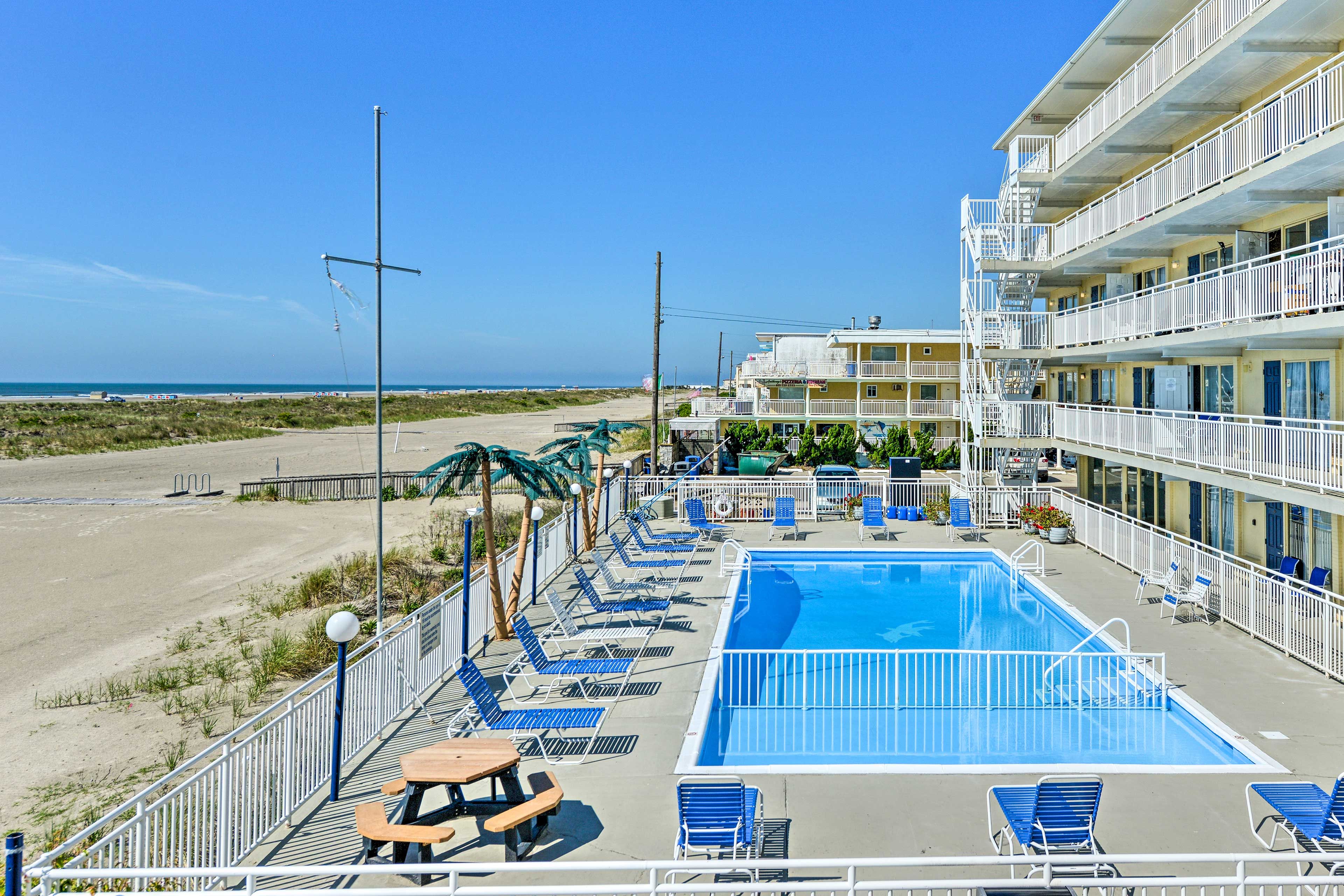Wildwood Crest Vacation Rental | 1BR | 1BA | 450 Sq Ft | Elevator Access