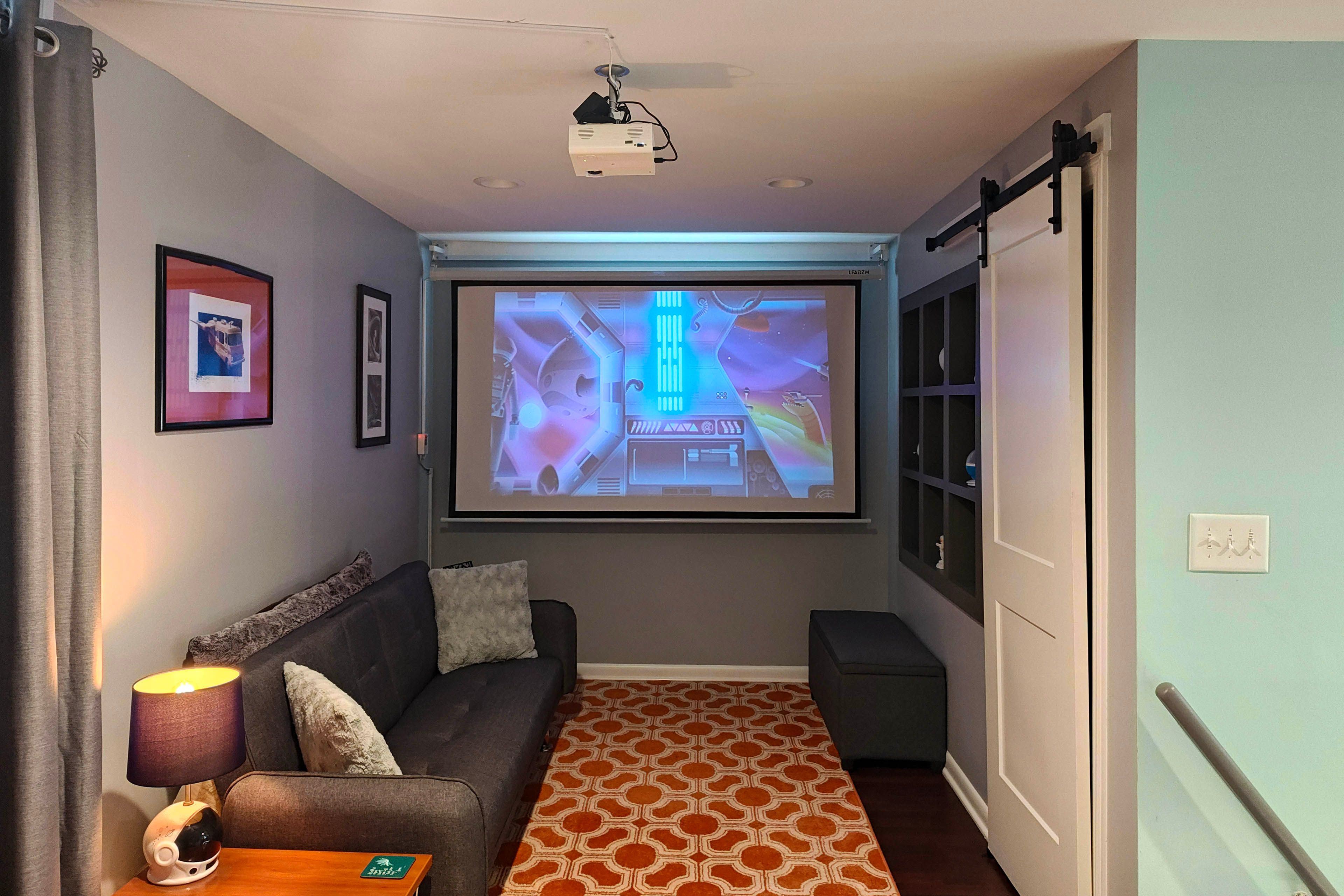 Bedroom 2 | Loft & Media Room | Queen Bed | Full Sleeper Sofa