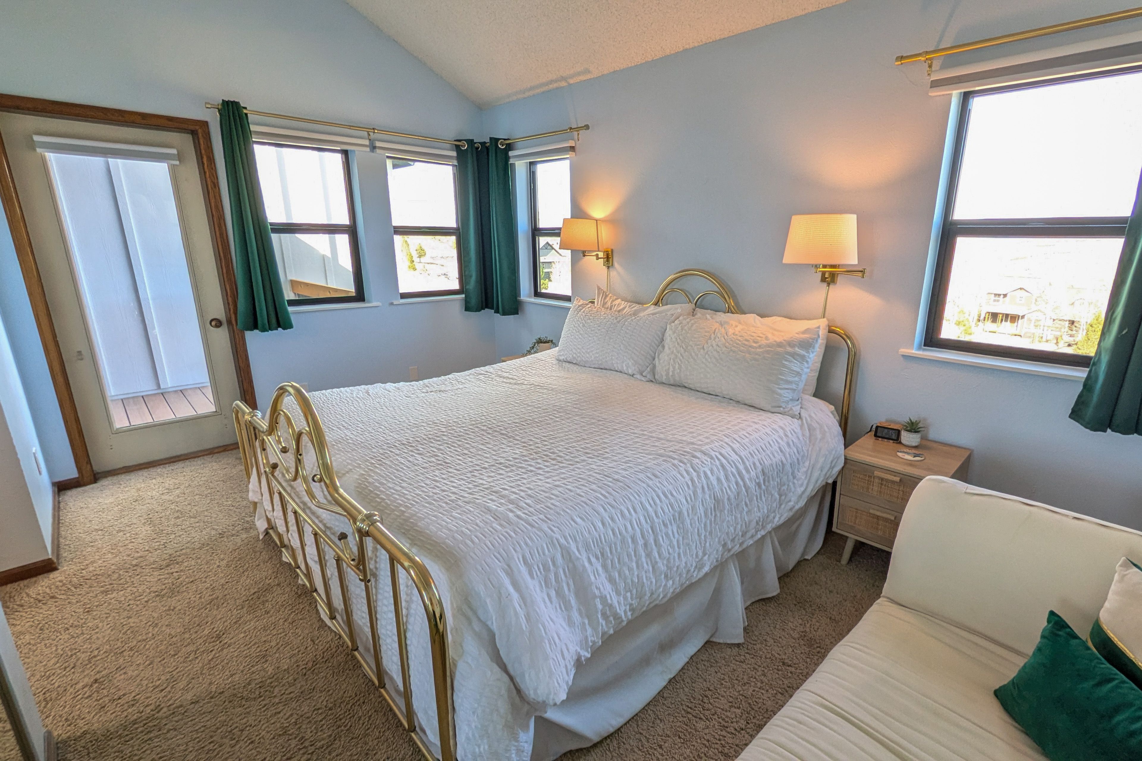 Bedroom 1 | Upper Level | King Bed | Twin Sleeper Sofa