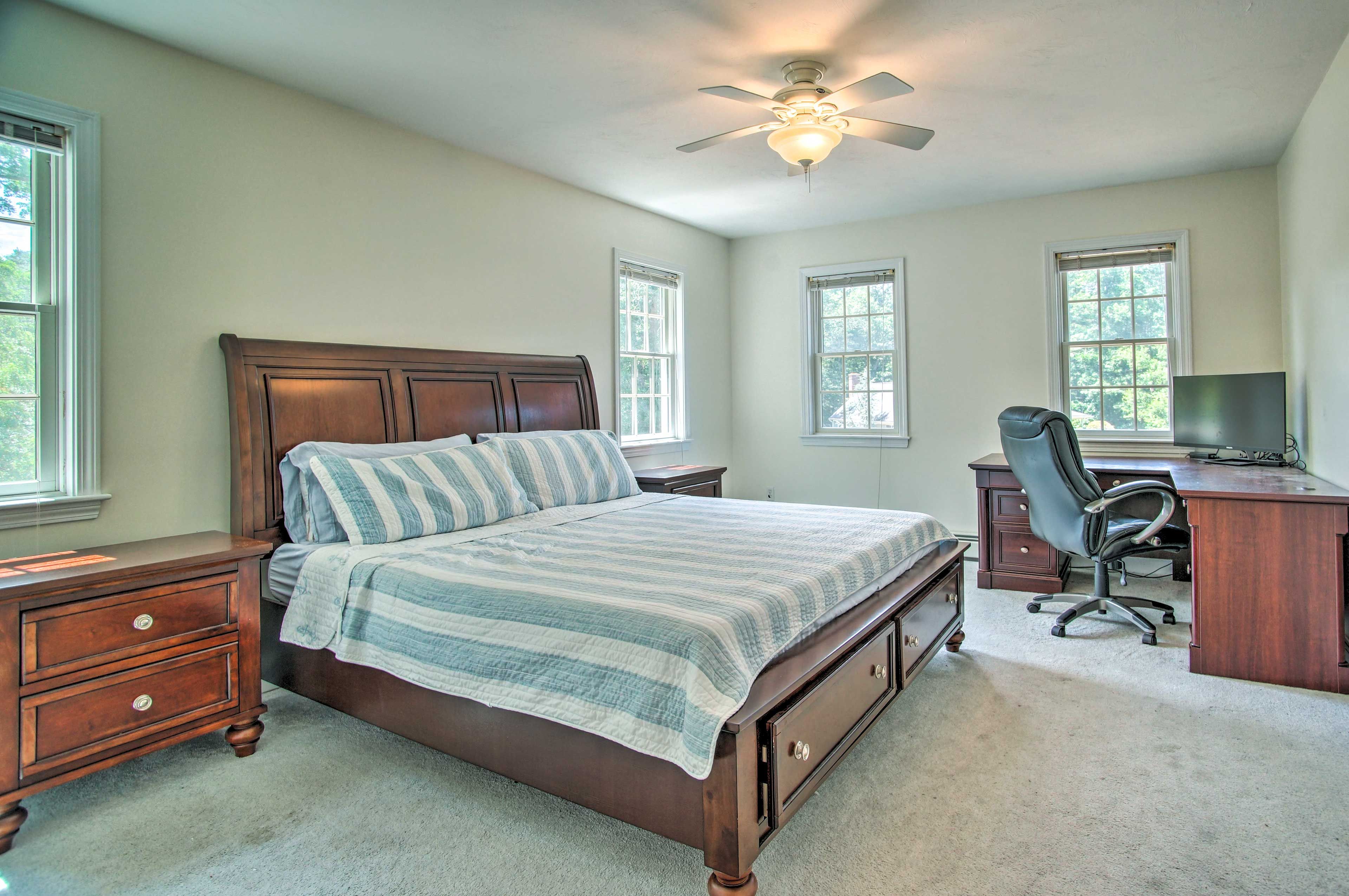 Bedroom 1 | King Bed | 2nd Floor | Stairs Required