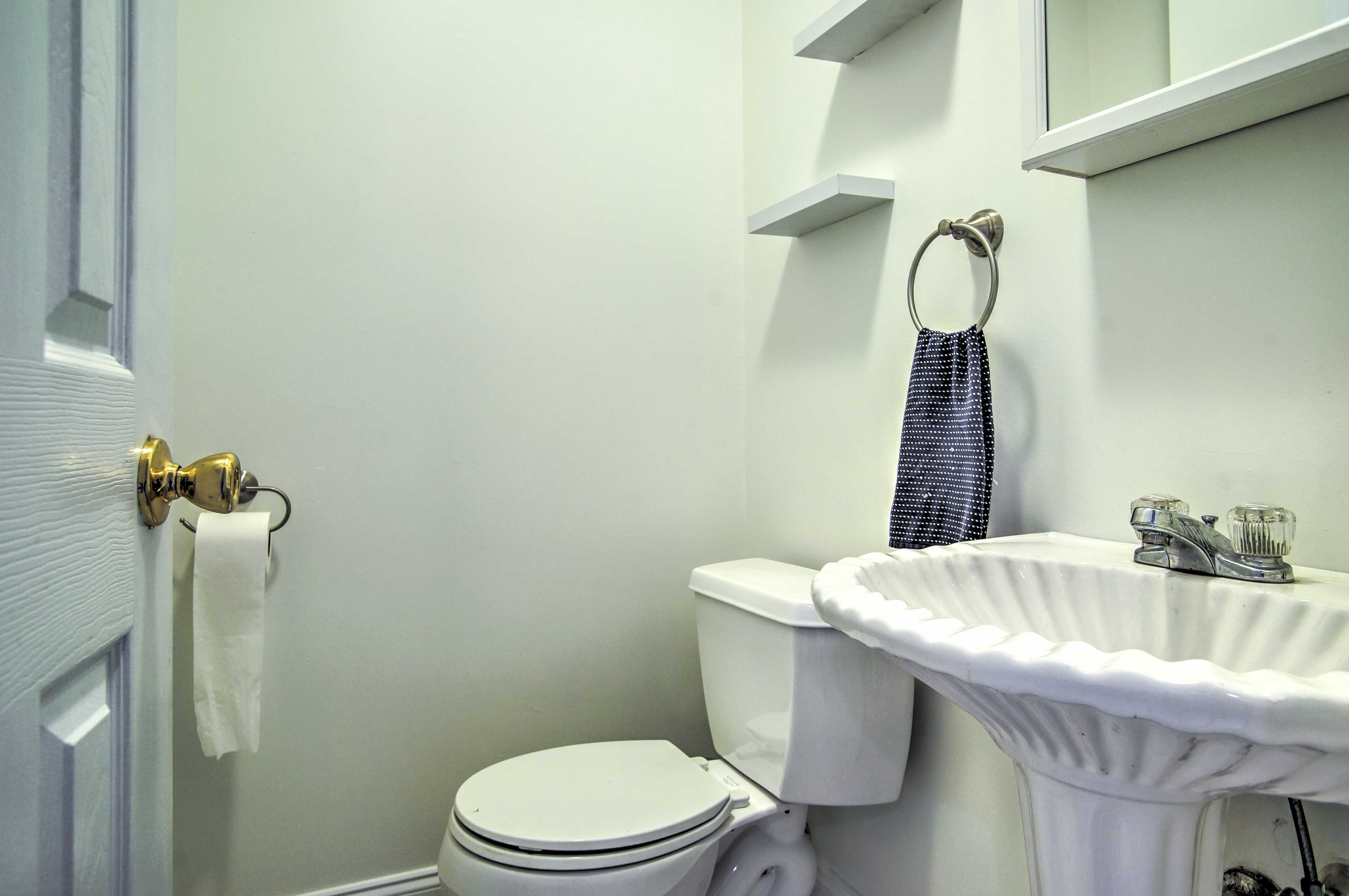 Half Bathroom | 1st Floor | Stairs Required