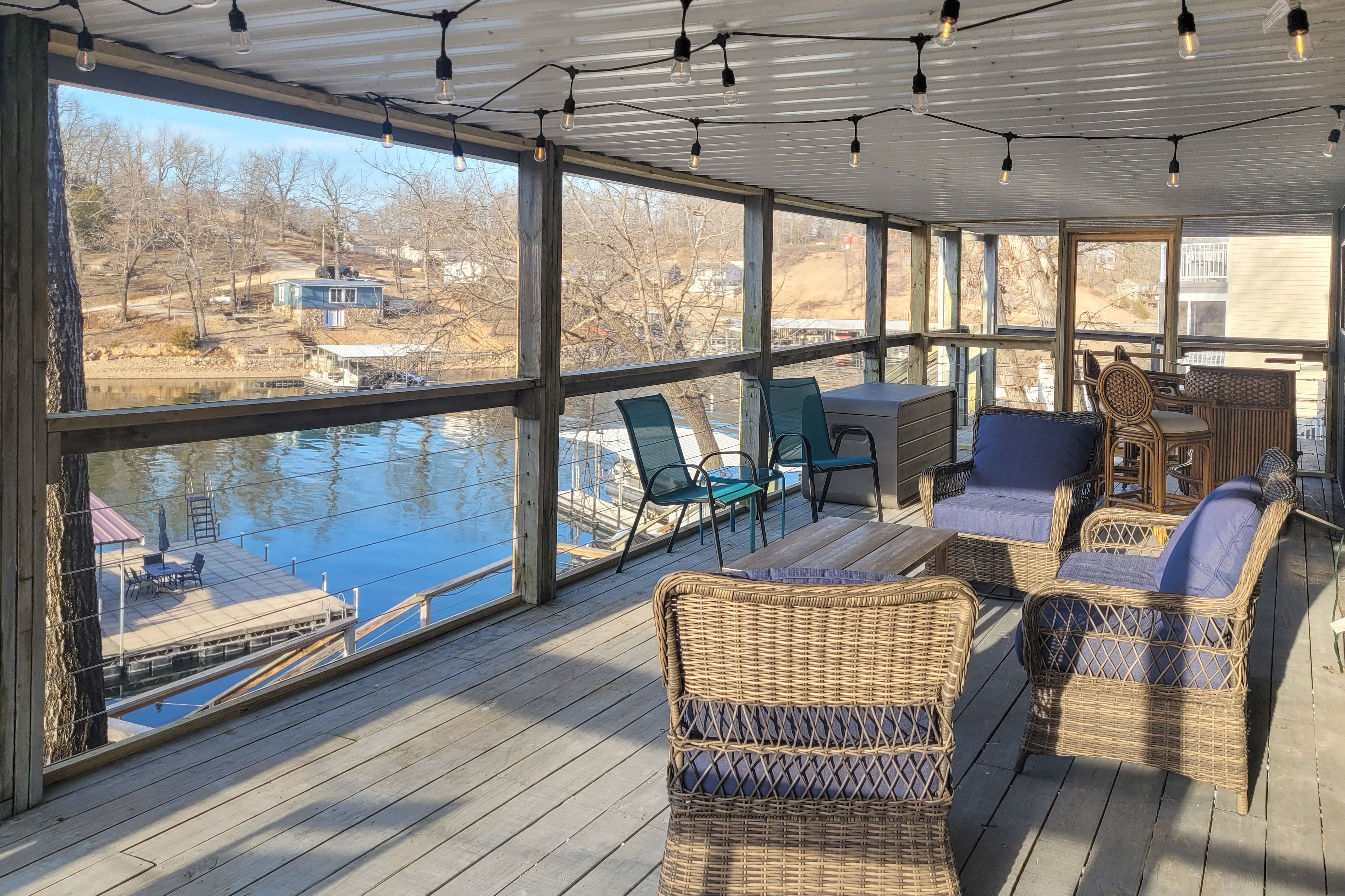 Basement-Level Deck | Gas Grill | Dining Set