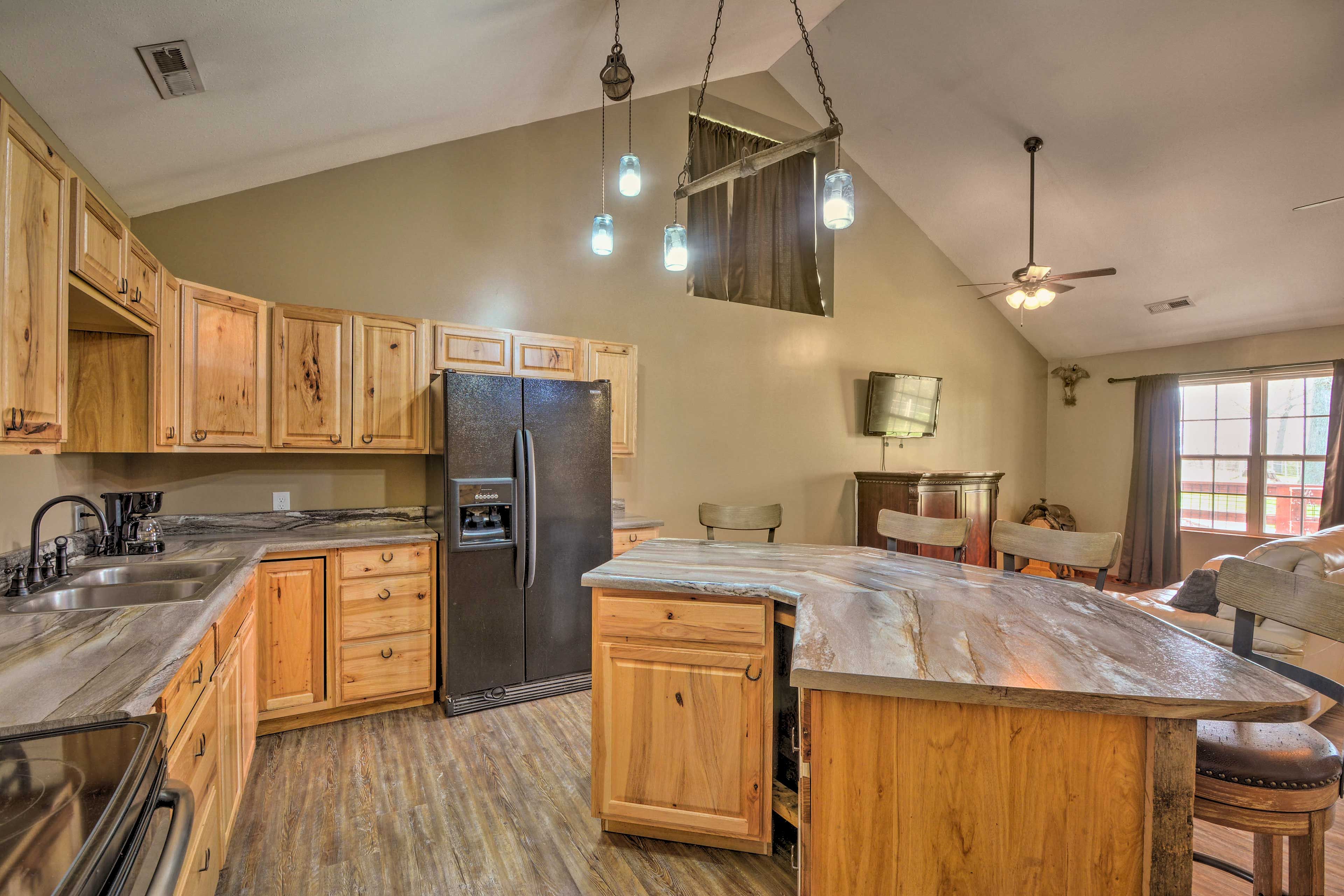 Well-Equipped Kitchen