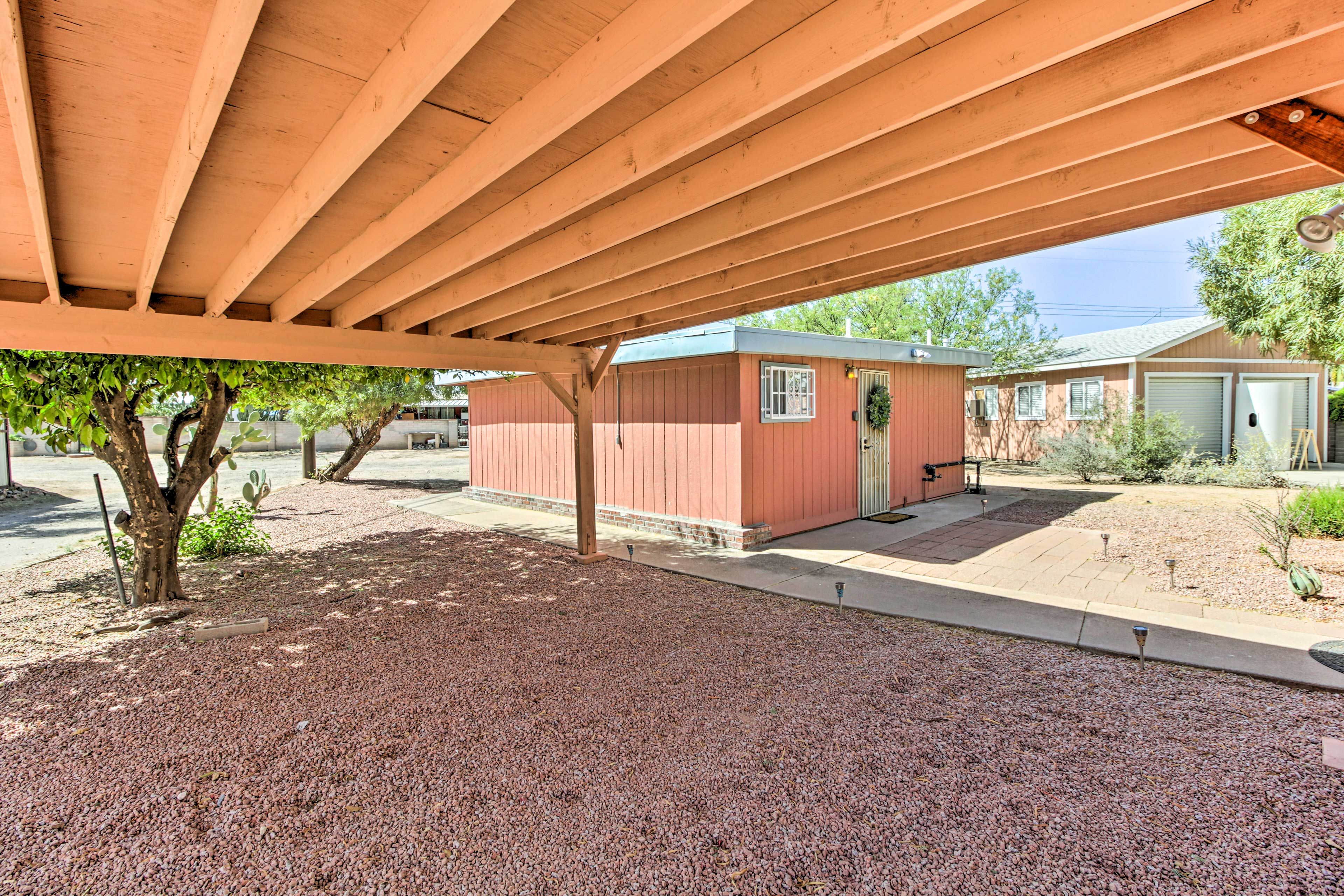 Parking | Carport (2 Vehicles) | Free Street Parking