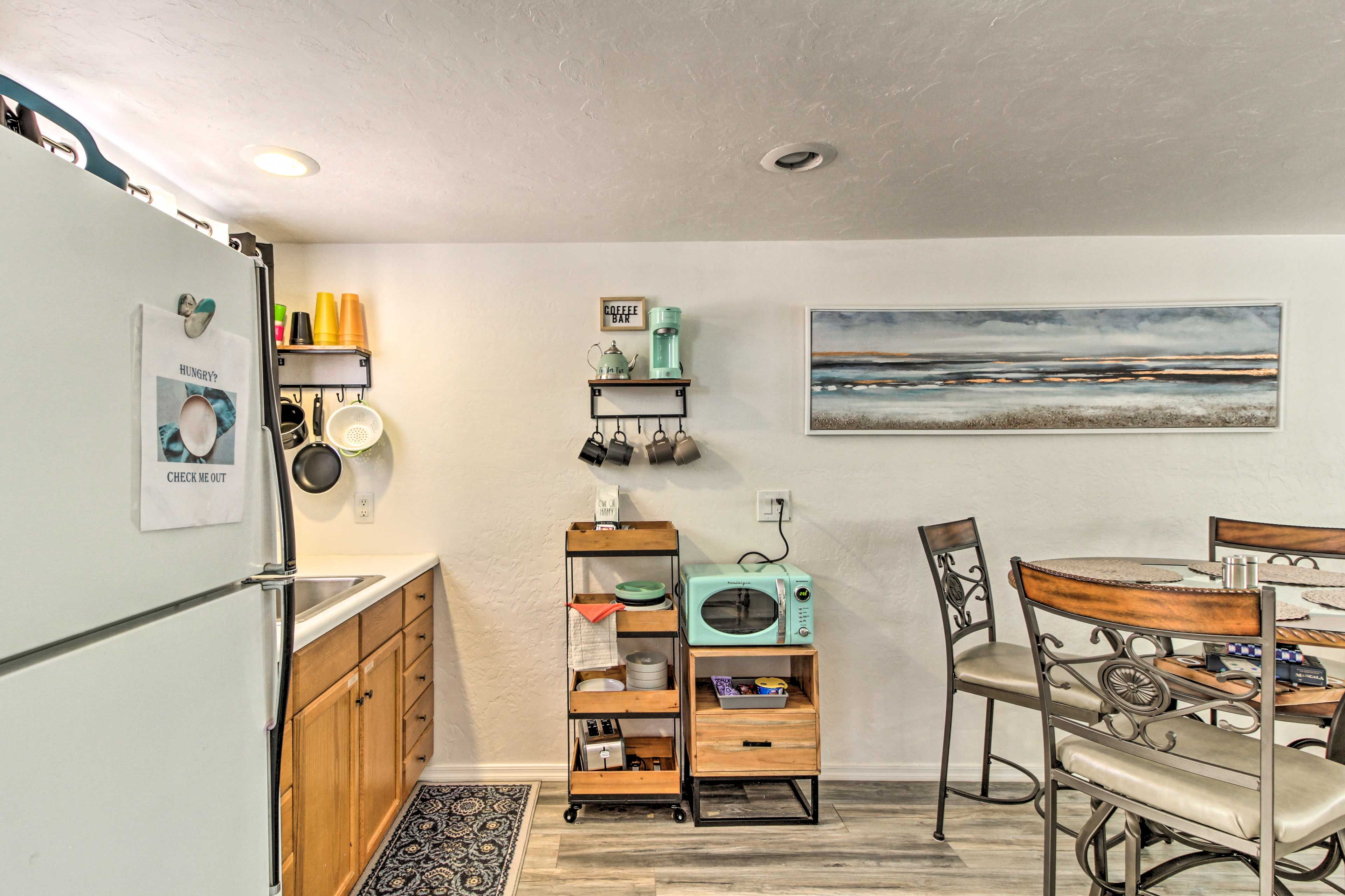 Well-Equipped Kitchenette | Cooking Basics