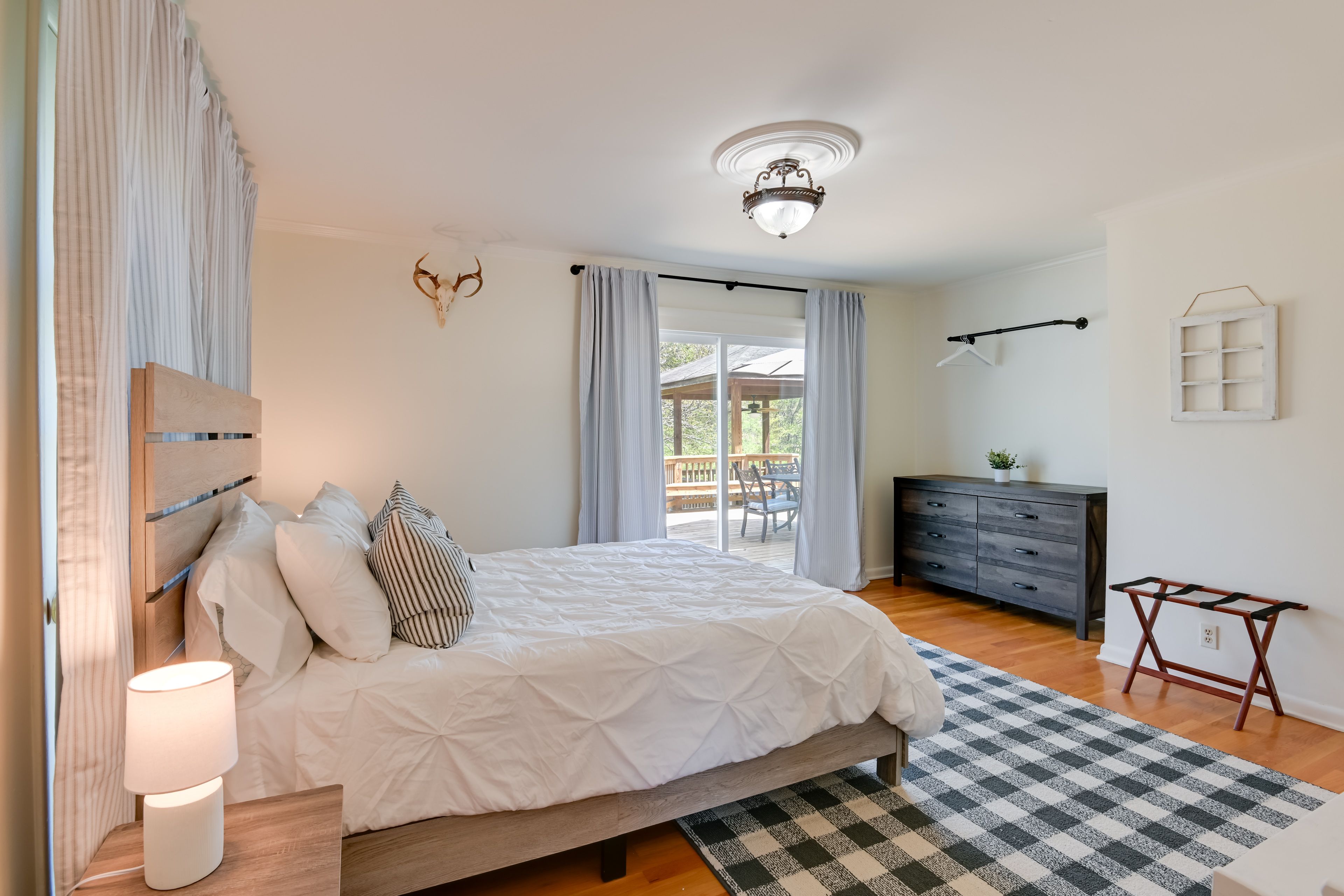 Bedroom 2 | Queen Bed | 1st Floor | Deck Access