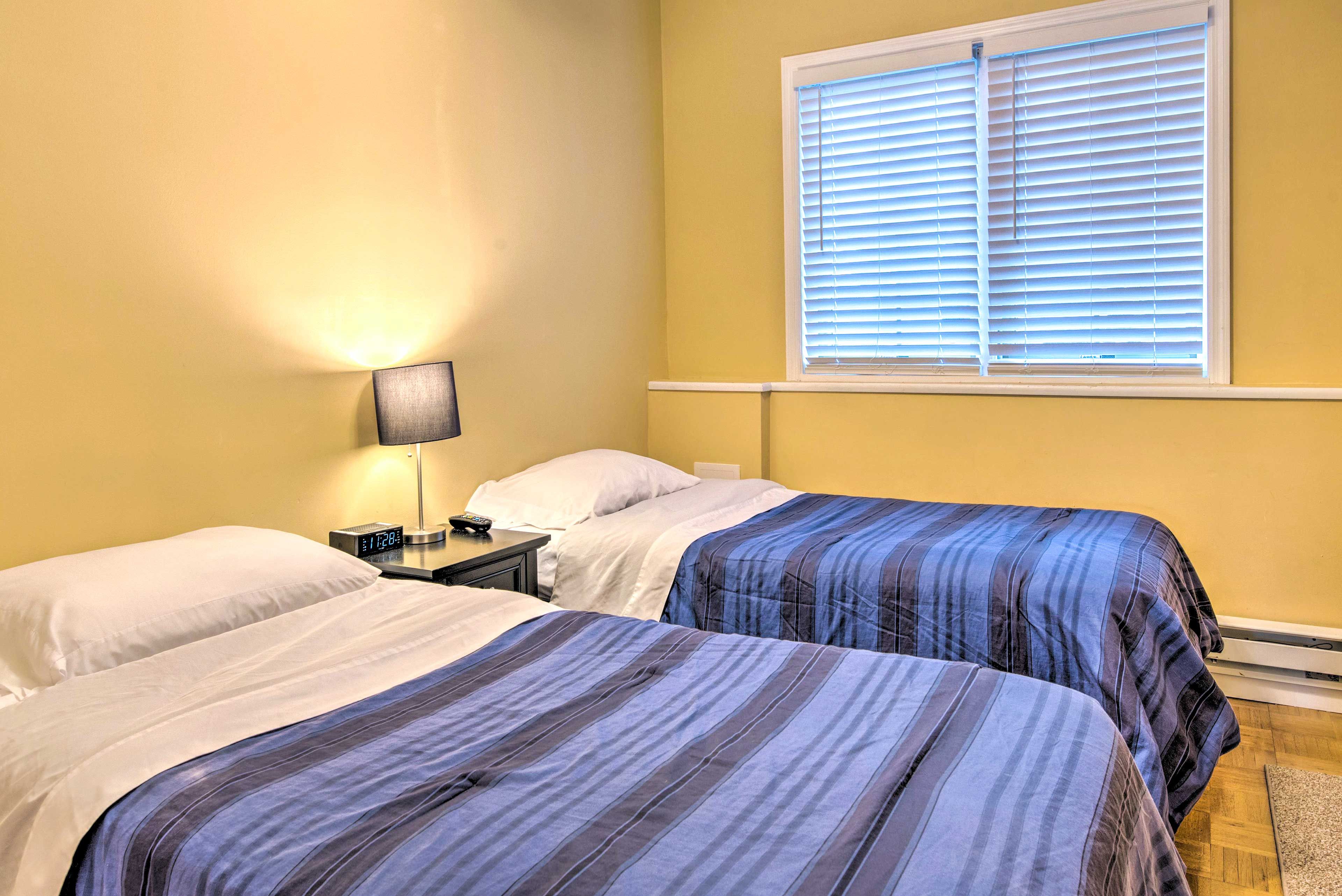 Bedroom 5 | 2 Twin Beds | Lower Floor | Stairs Required