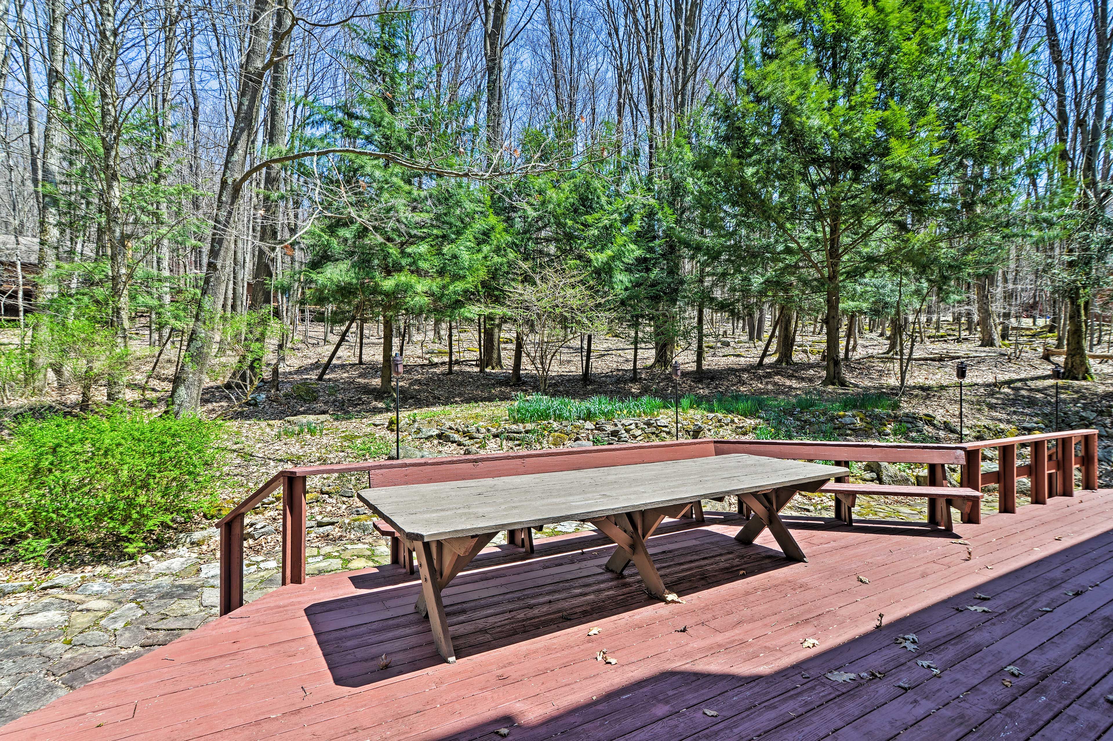 Deck | Forested Surroundings | Gated Community