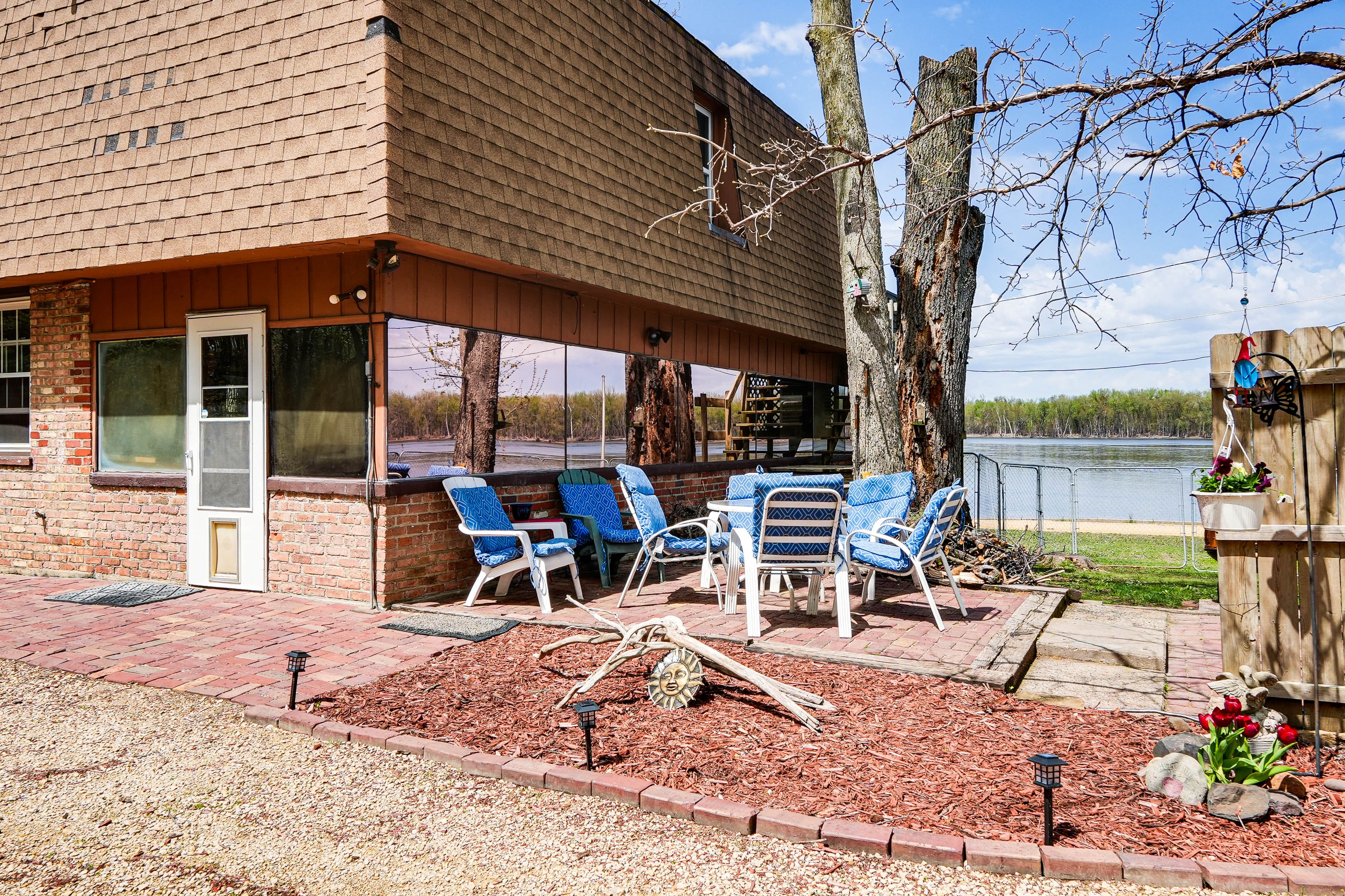 Patio | Outdoor Dining Area | River Views | Gas Grill