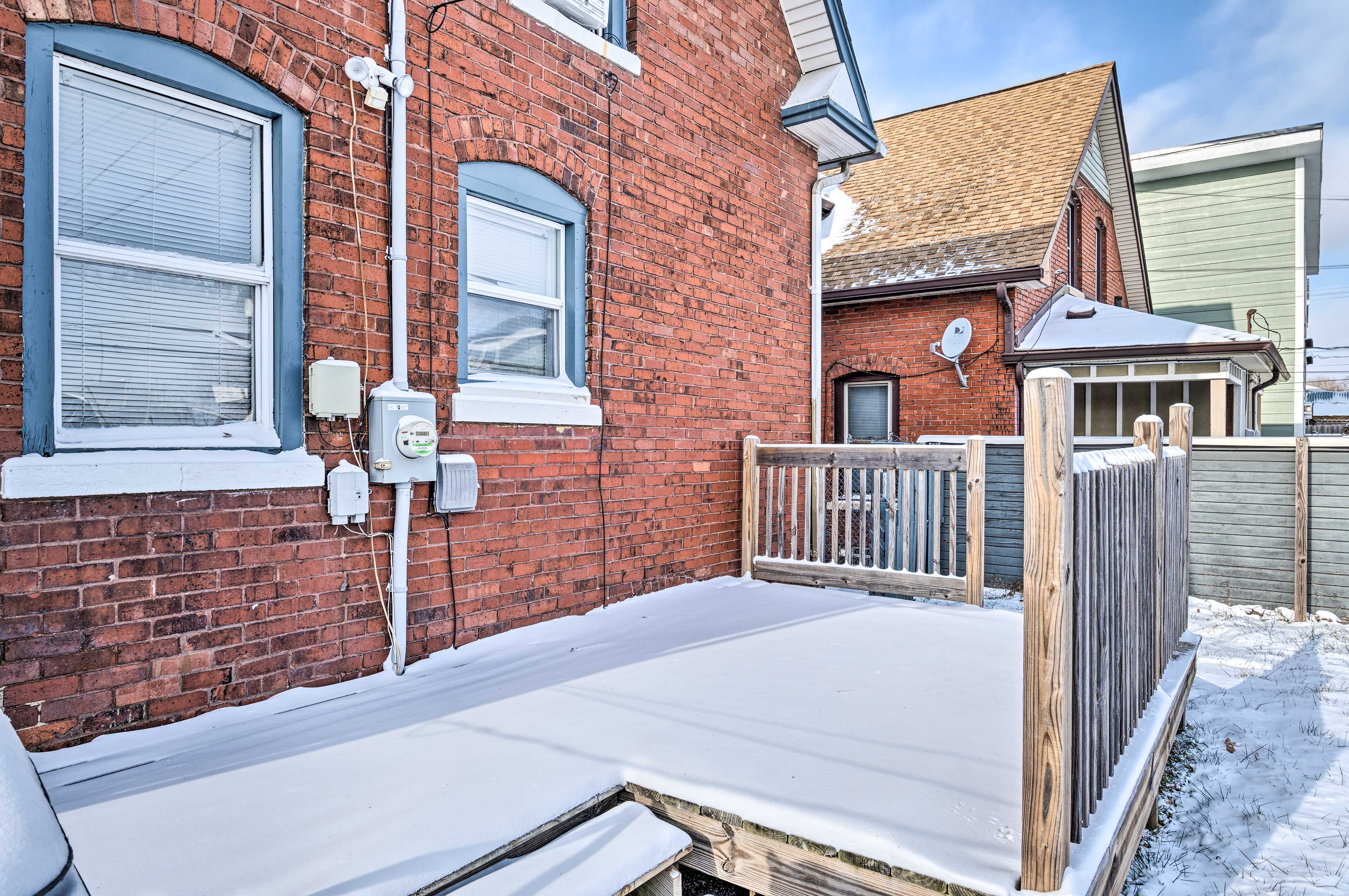 Back Deck | Fenced Yard
