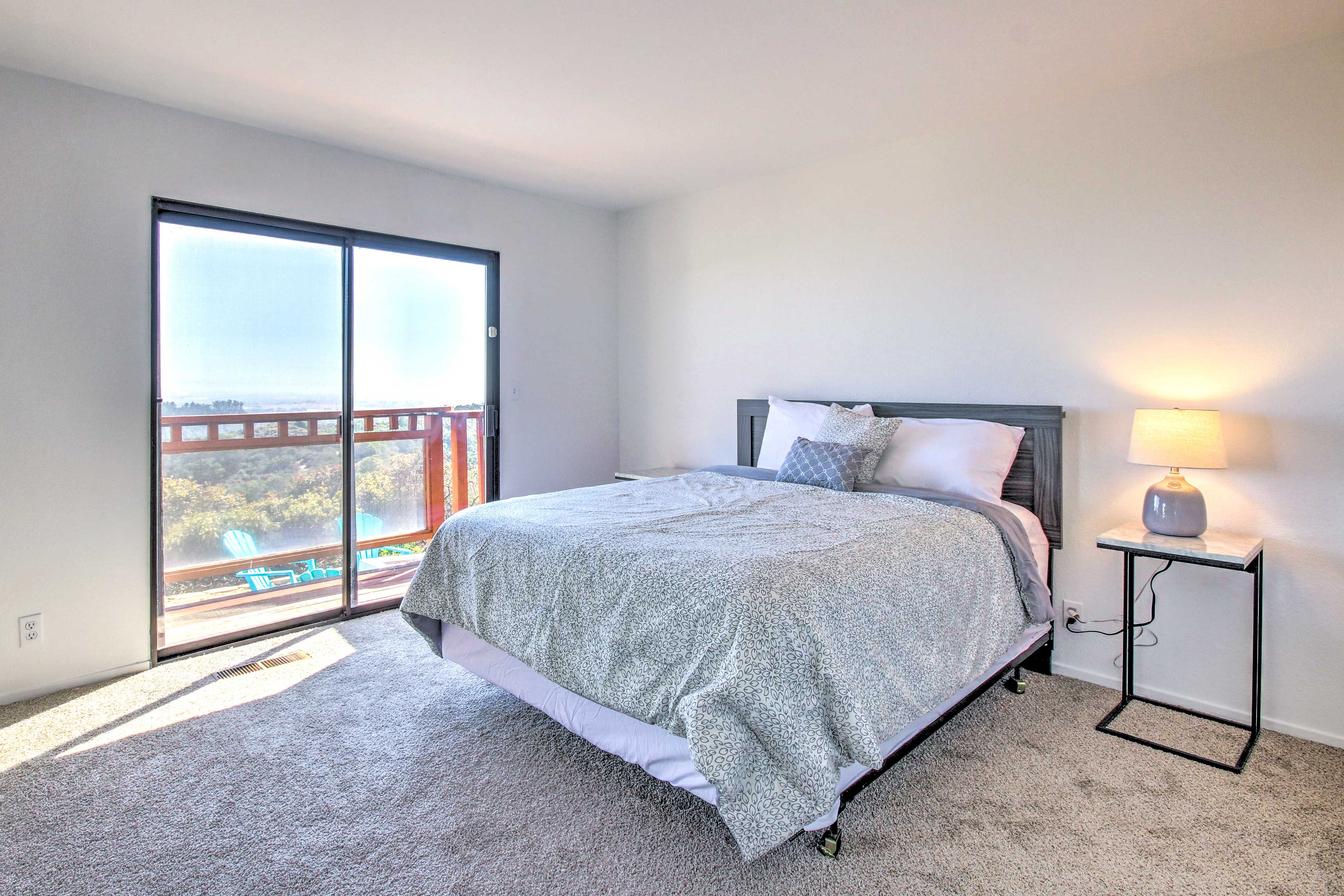Bedroom 2 | Queen Bed | Deck Access | 1st Floor