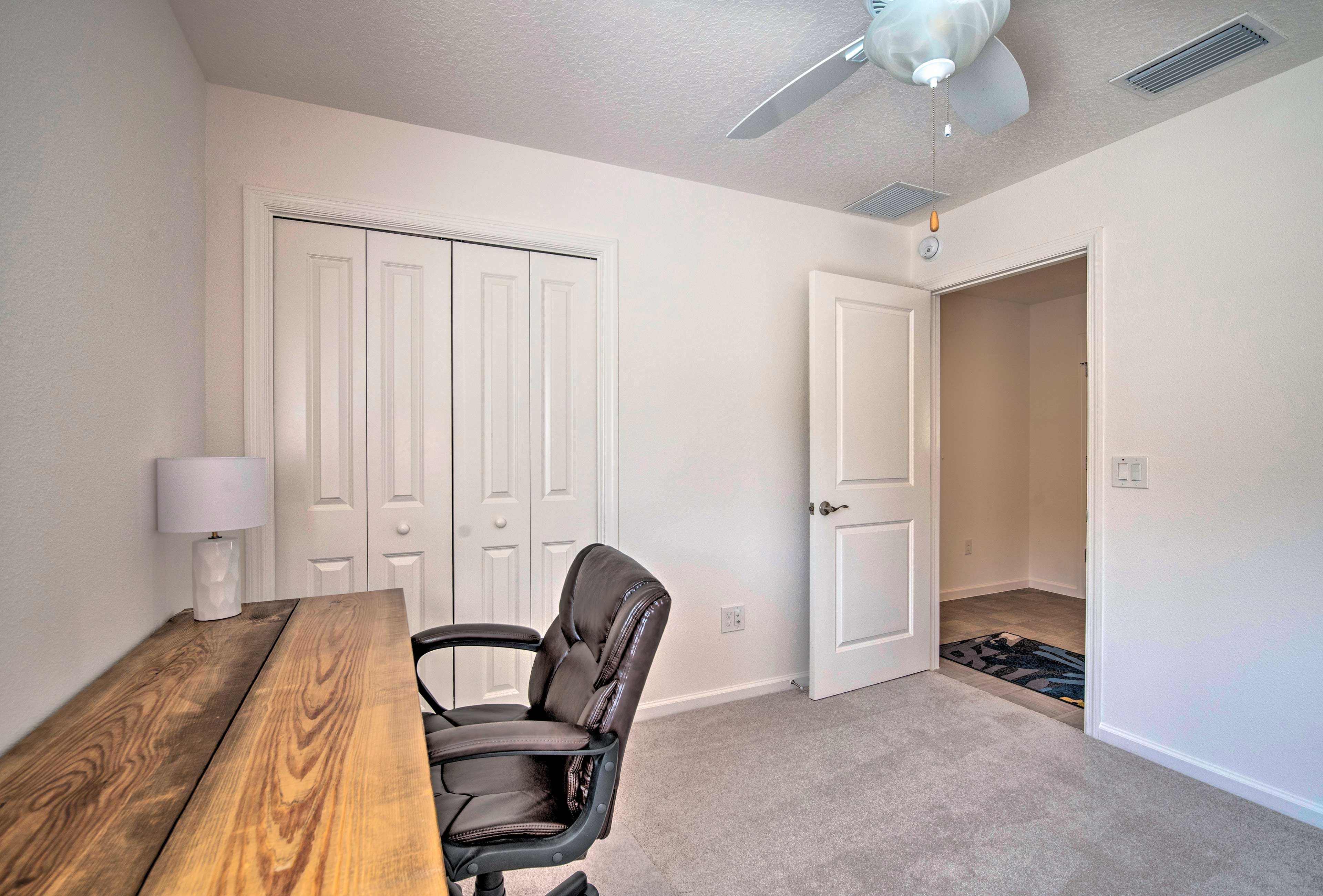 Bedroom 3 (Office) | Laptop Friendly
