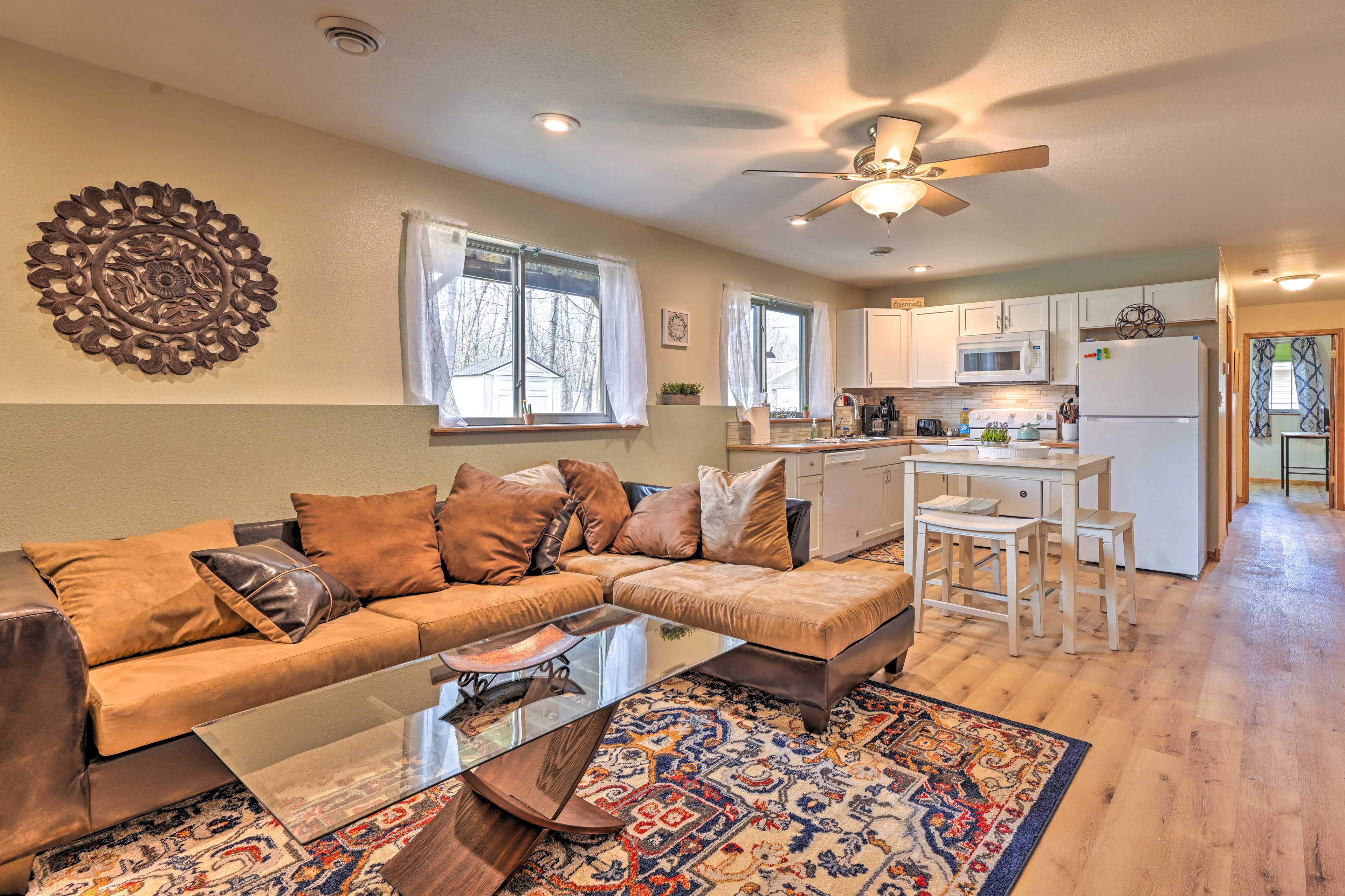Mosinee Vacation Rental | 3BR | 1BA | Access Only By Stairs | 1,283 Sq Ft