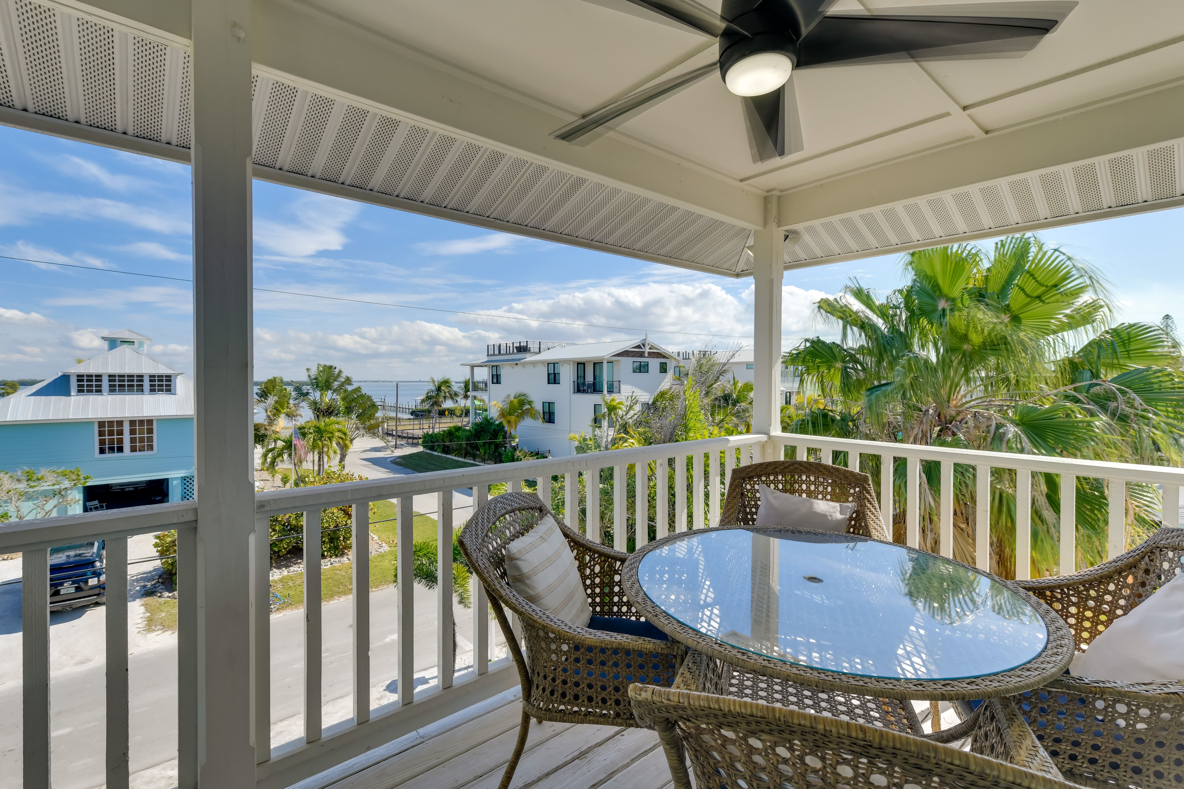Bradenton Beach Vacation Rental | 2BR | 2BA | 2 Flights of Stairs to Enter