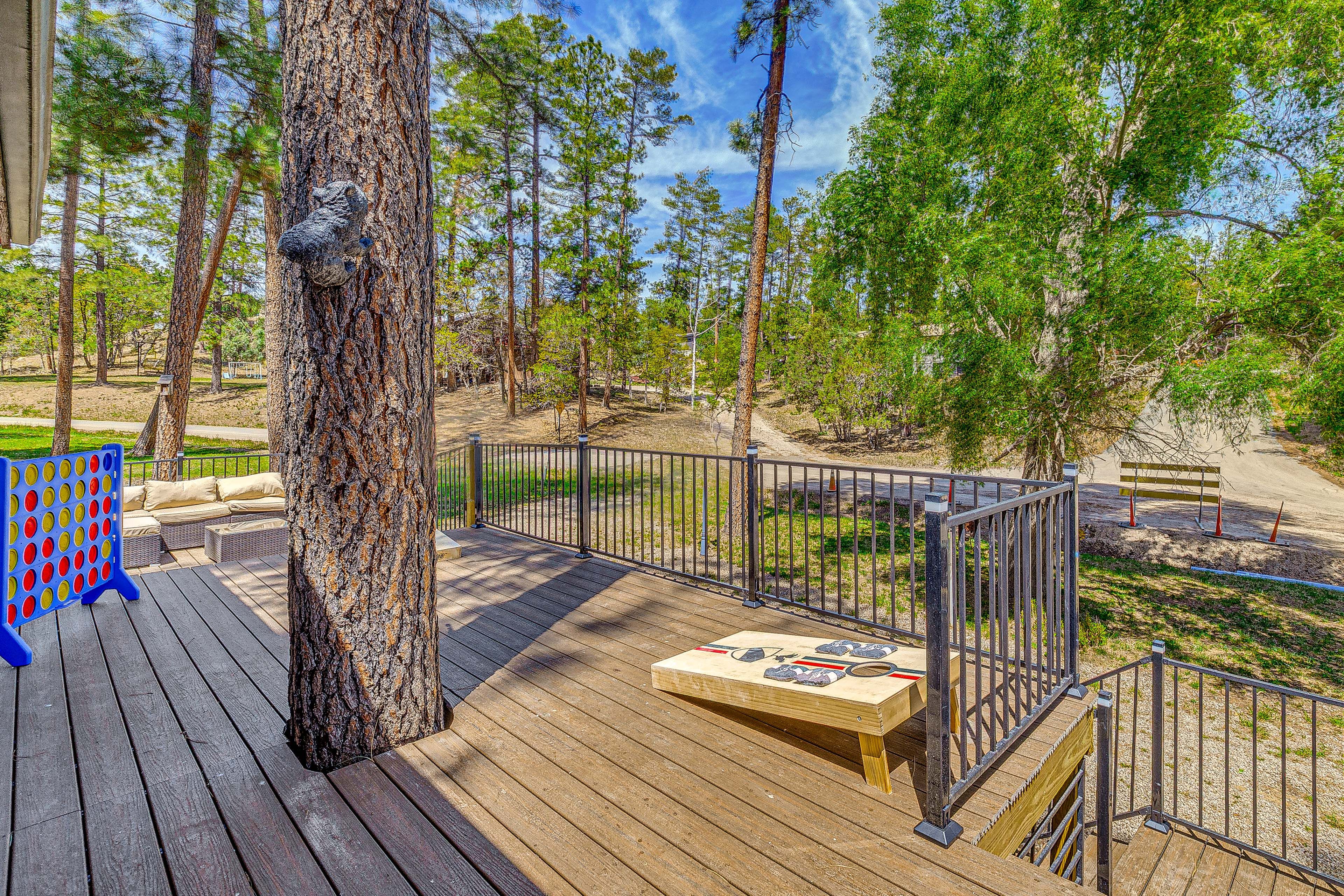 Expansive Deck | Giant Jenga | Lounge Seating
