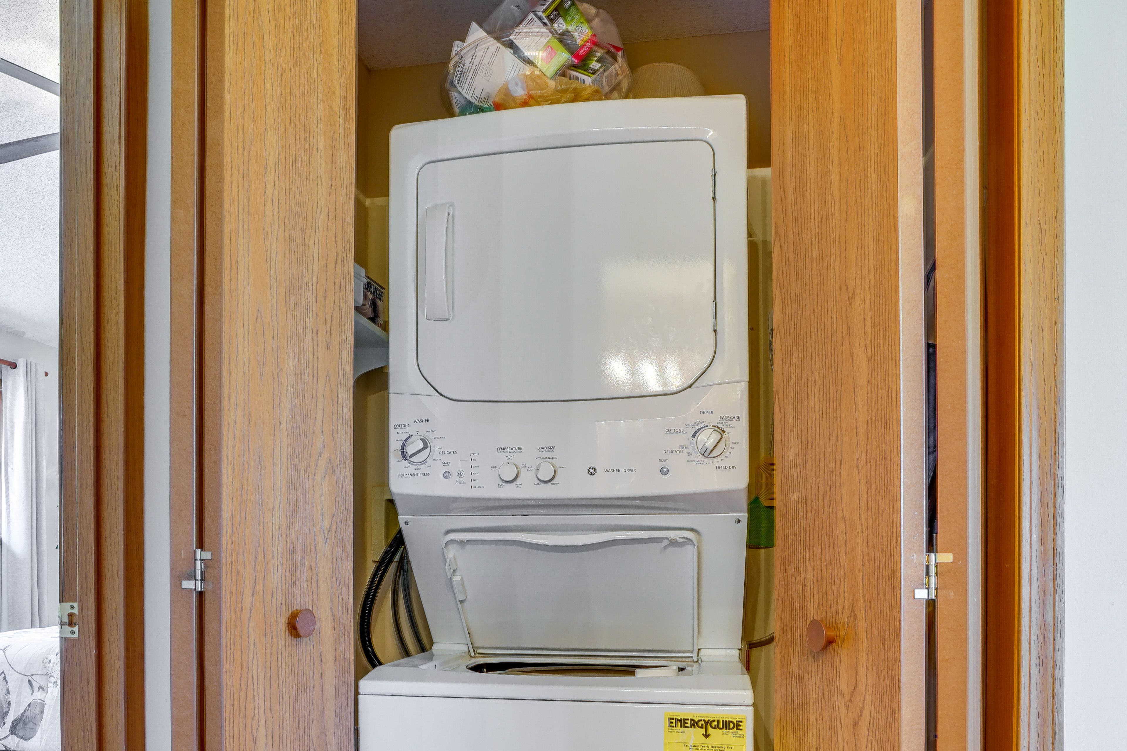 Stackable Washer + Dryer | Iron + Board