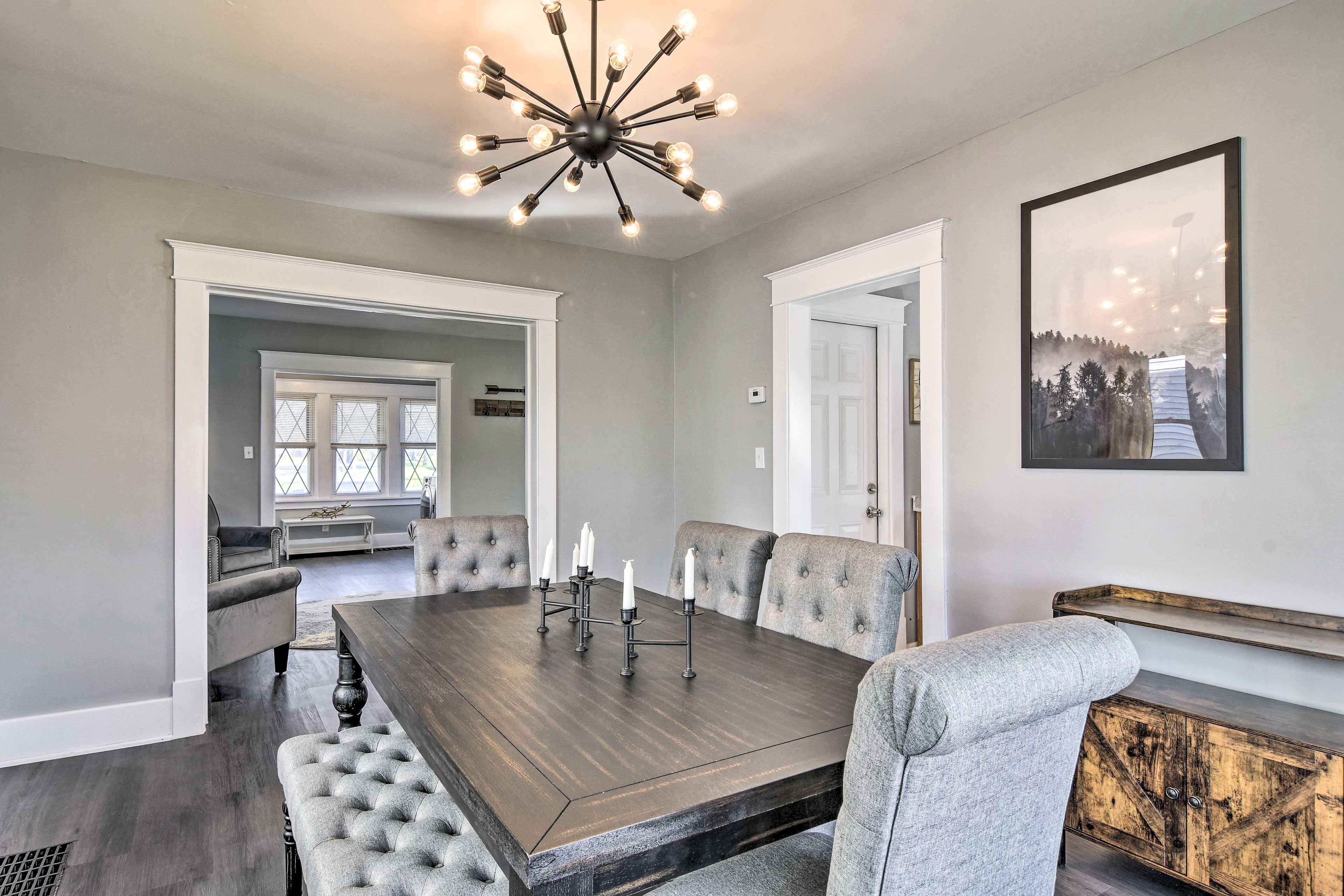 Dining Room | Central A/C & Heat