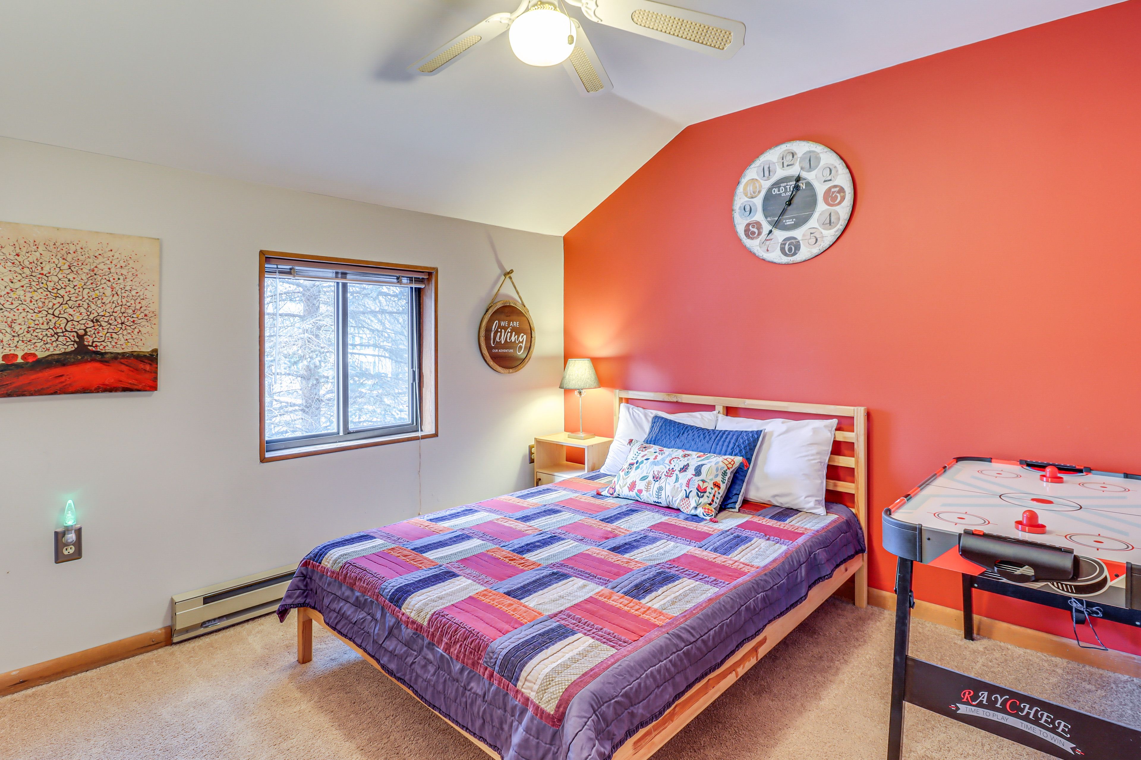 Bedroom 2 | Full Bed | Air Hockey Table