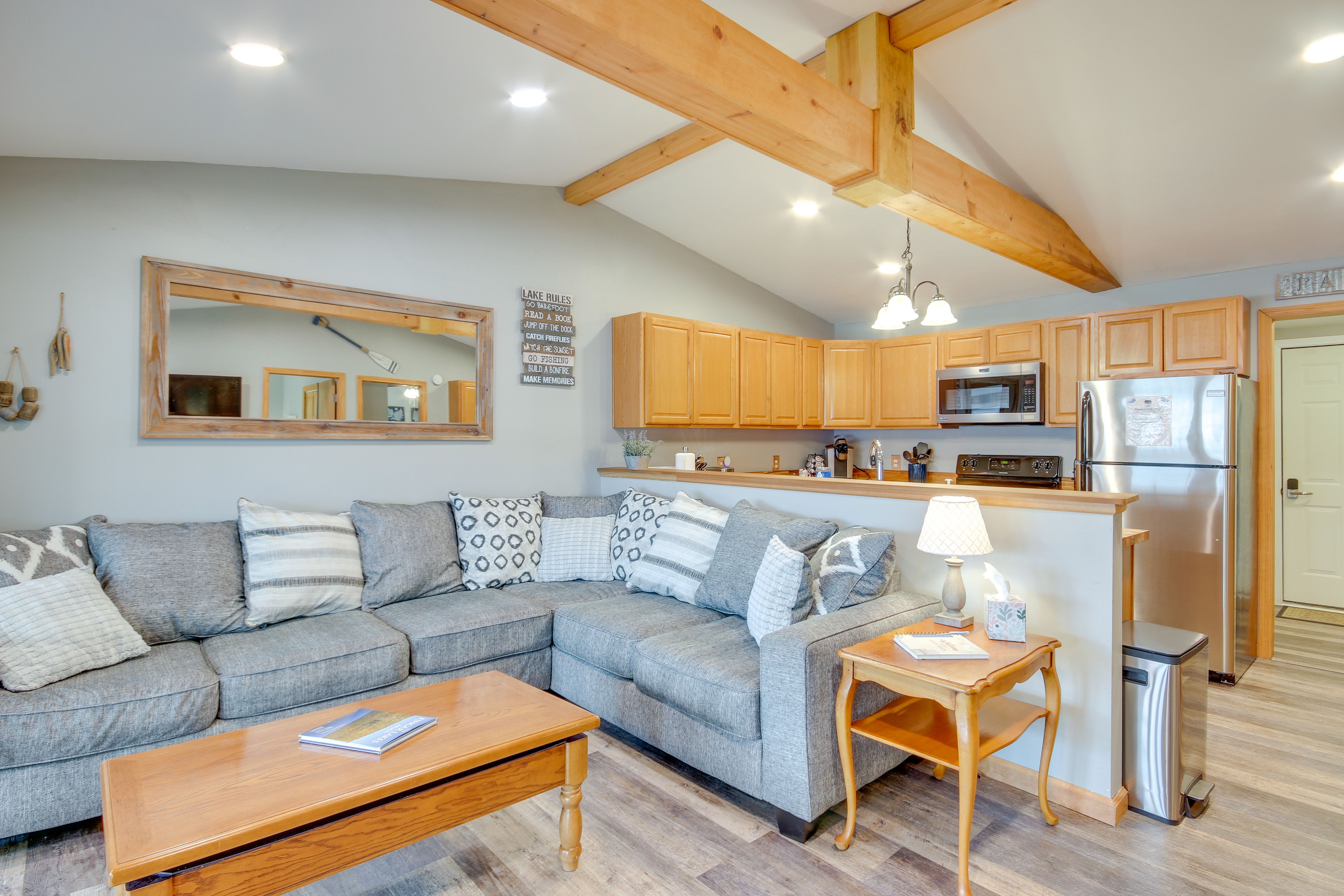 Living Room | Electric Fireplace | Smart TVs