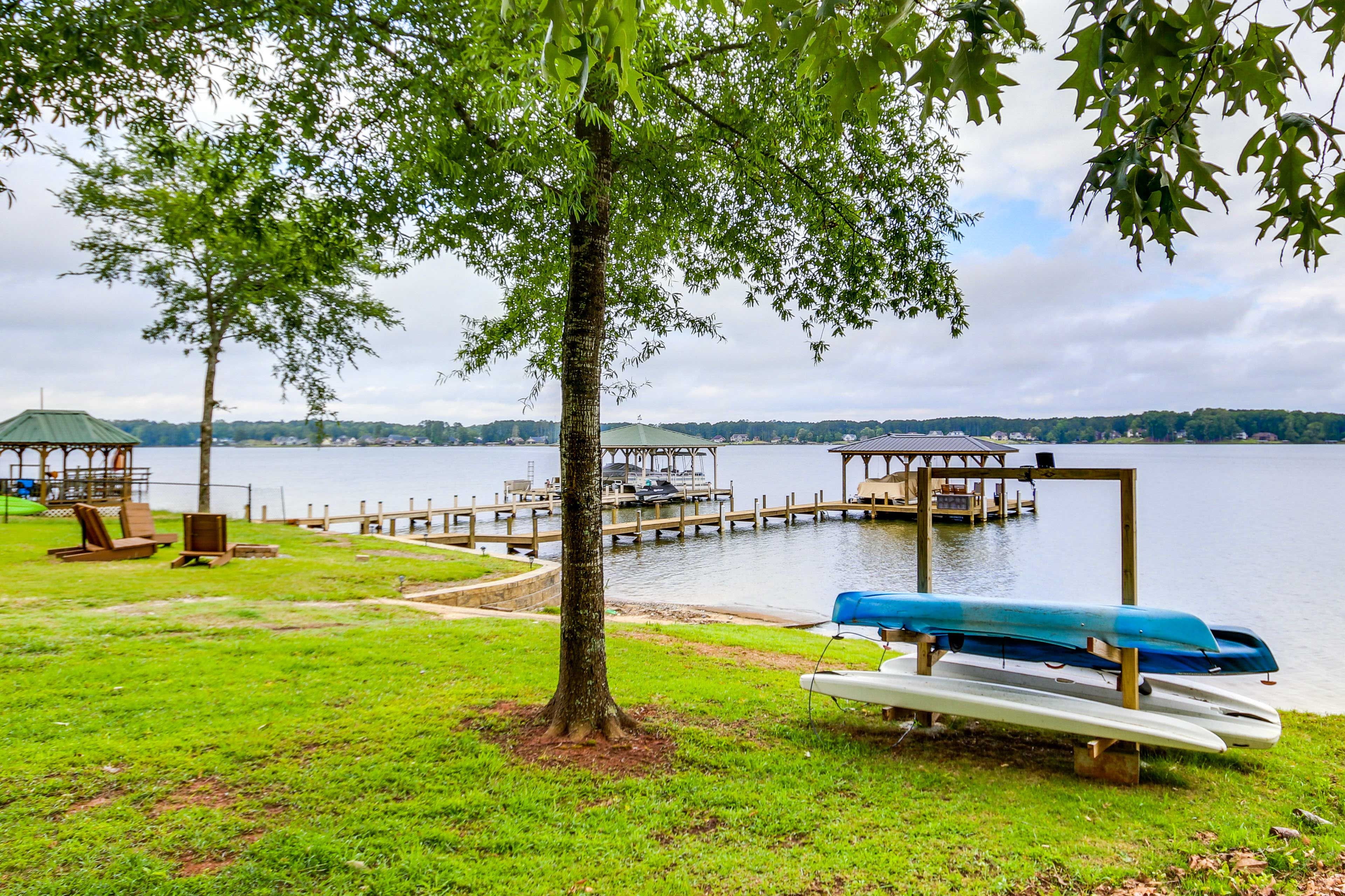Private Dock | Outdoor Seating Areas