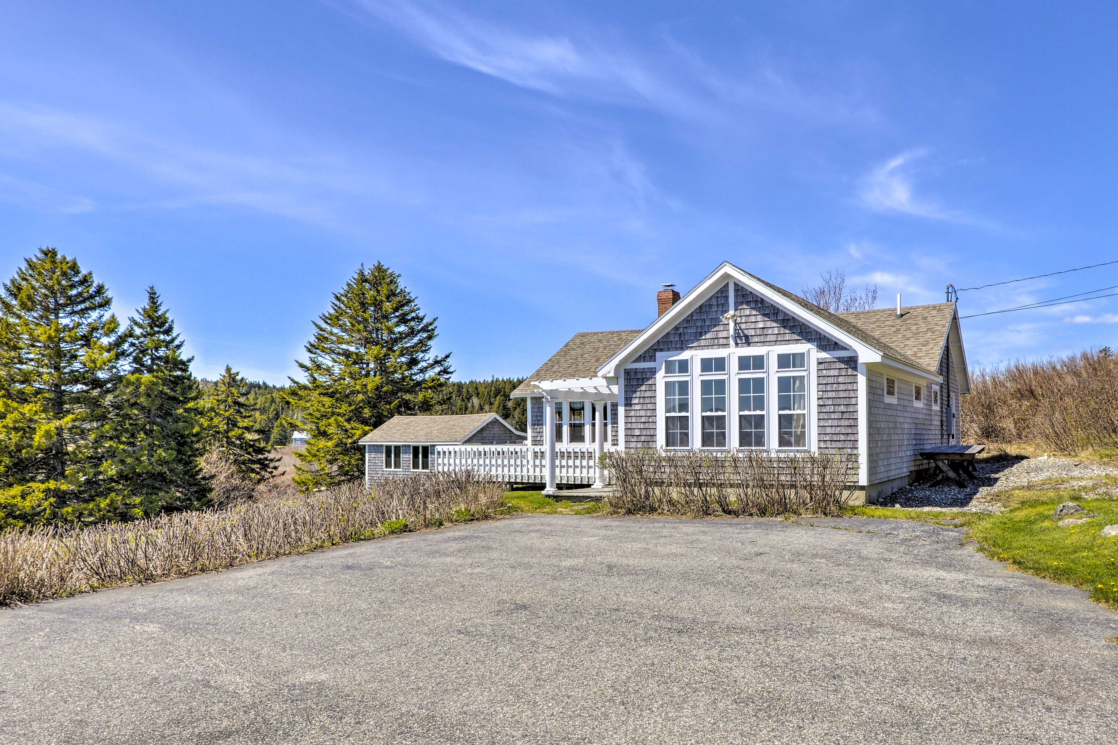Cottage Exterior | Driveway Parking (2 Vehicles)