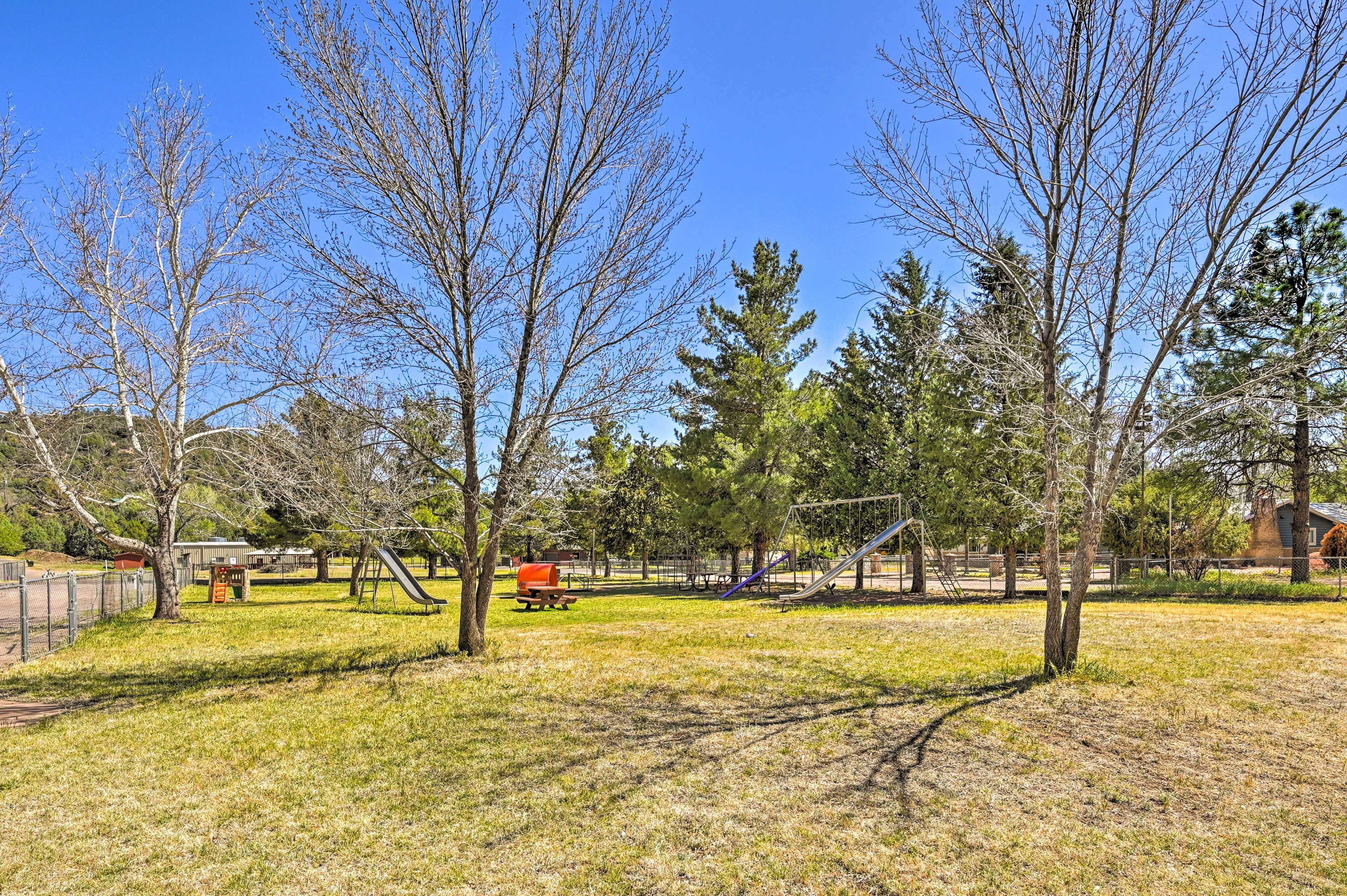 Community Playground | Tennis Court | Basketball Court