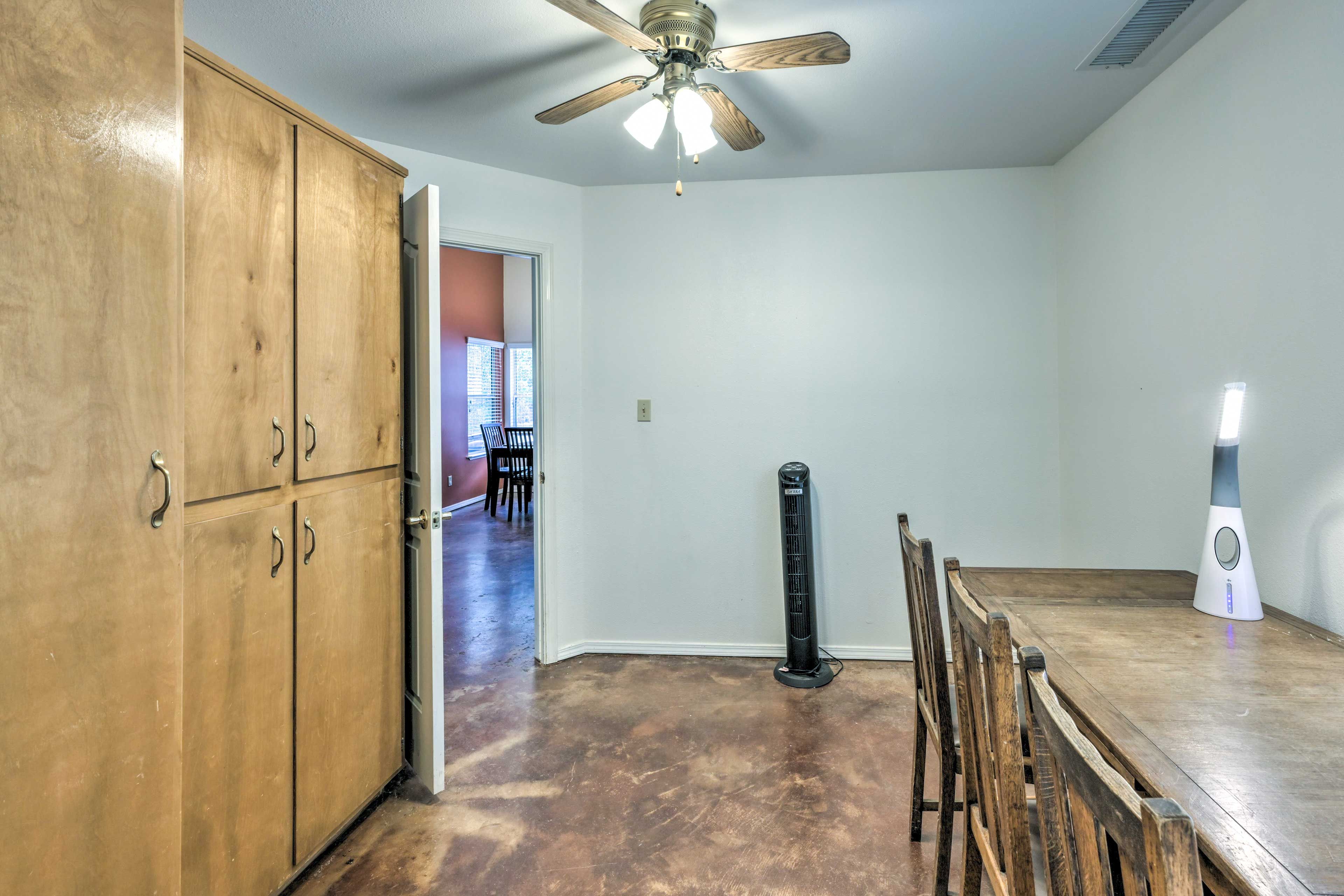 Multi-Purpose Room | Pocket Door to Separate from Bedroom