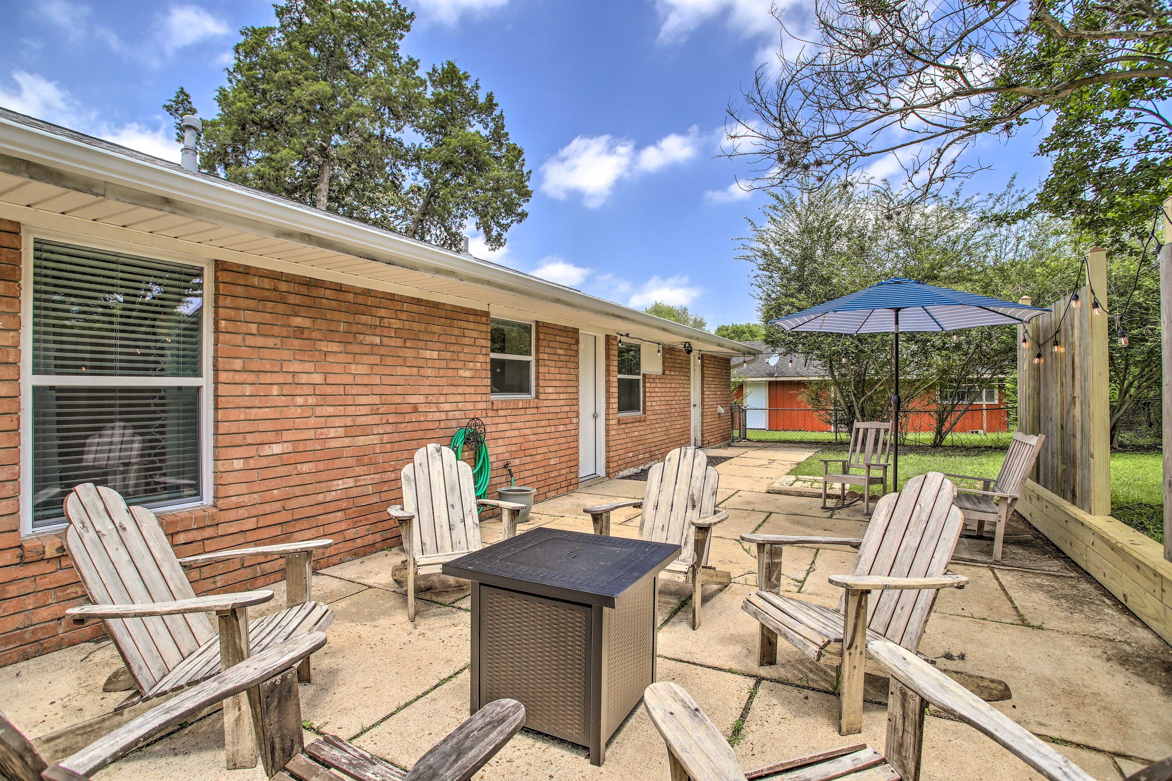 Exterior | Patio | Adirondack Chairs | Fire Pit