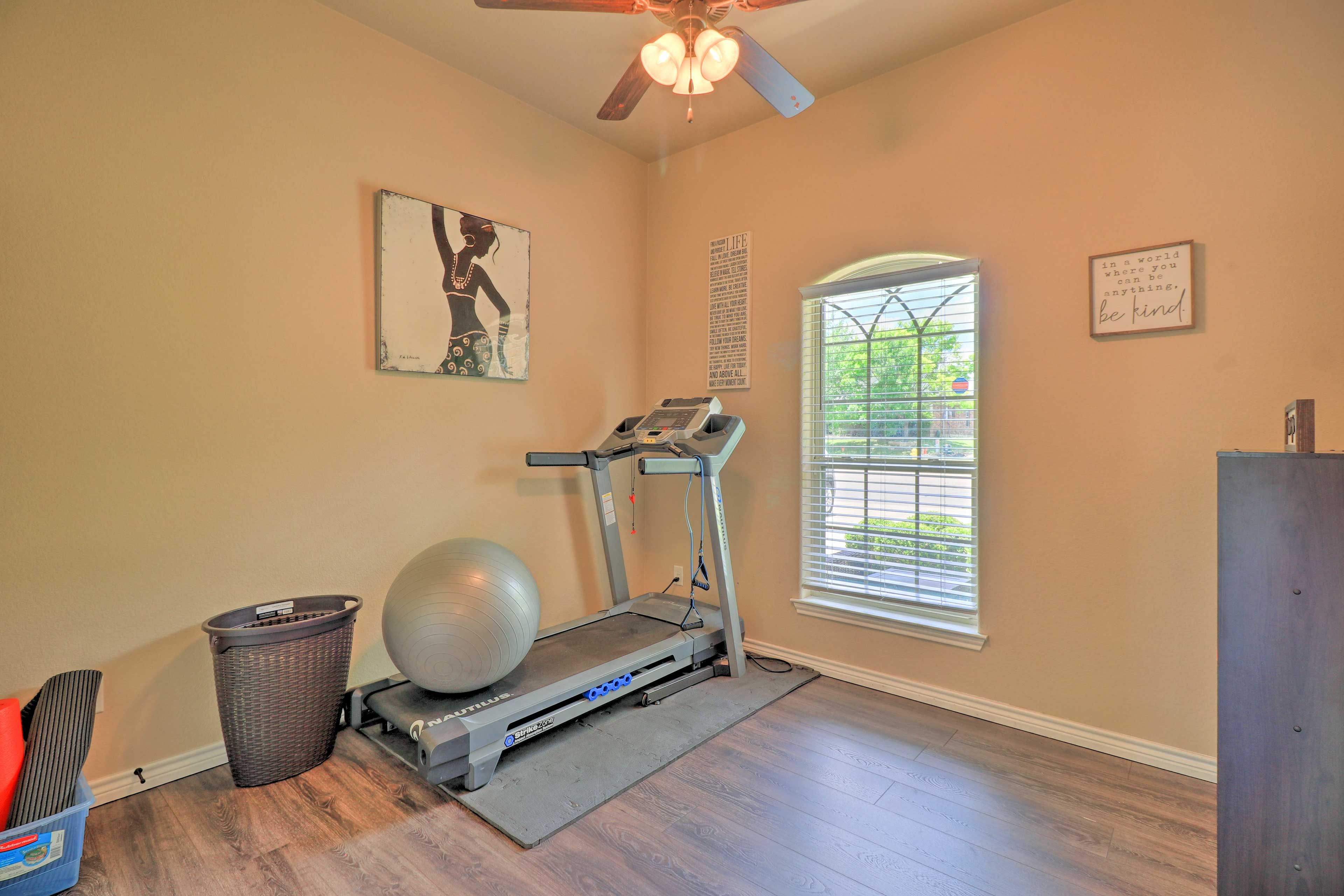 Office | Workout Equipment (Treadmill Removed) | Stationary Bike