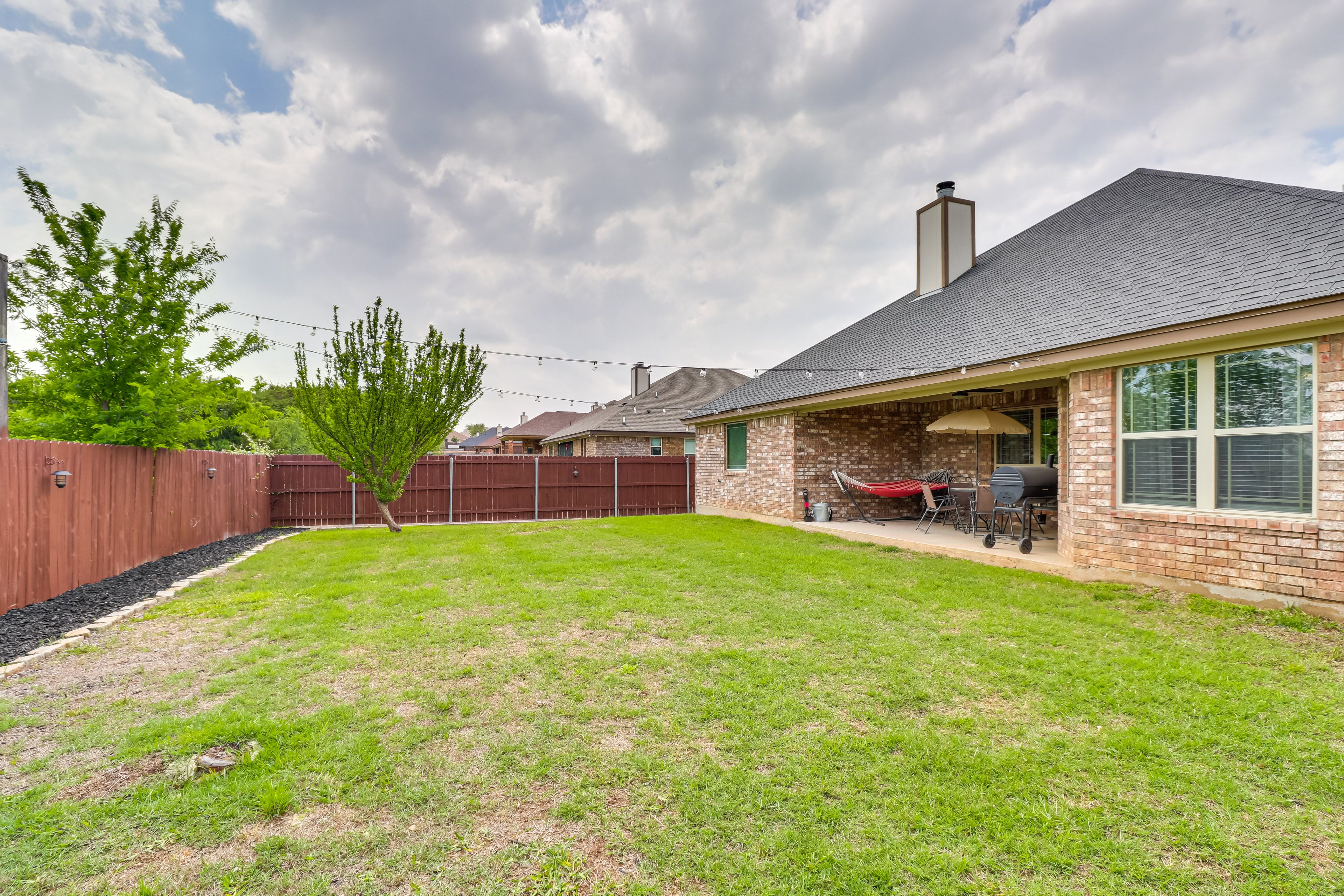 Fenced Backyard