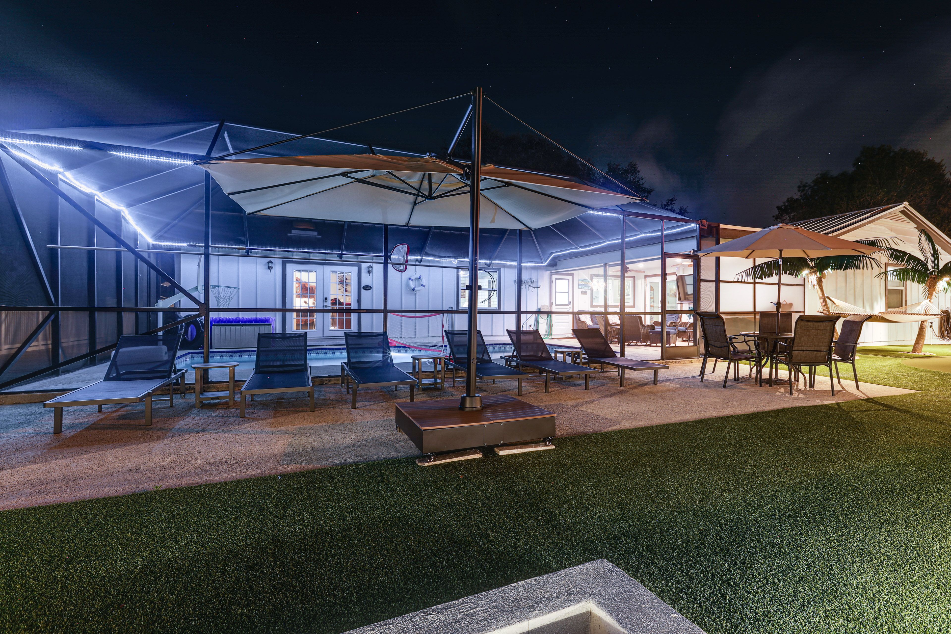 Patio | Lounge Chairs | Gas Grill | Pool House Attatched (Separate Entrance)