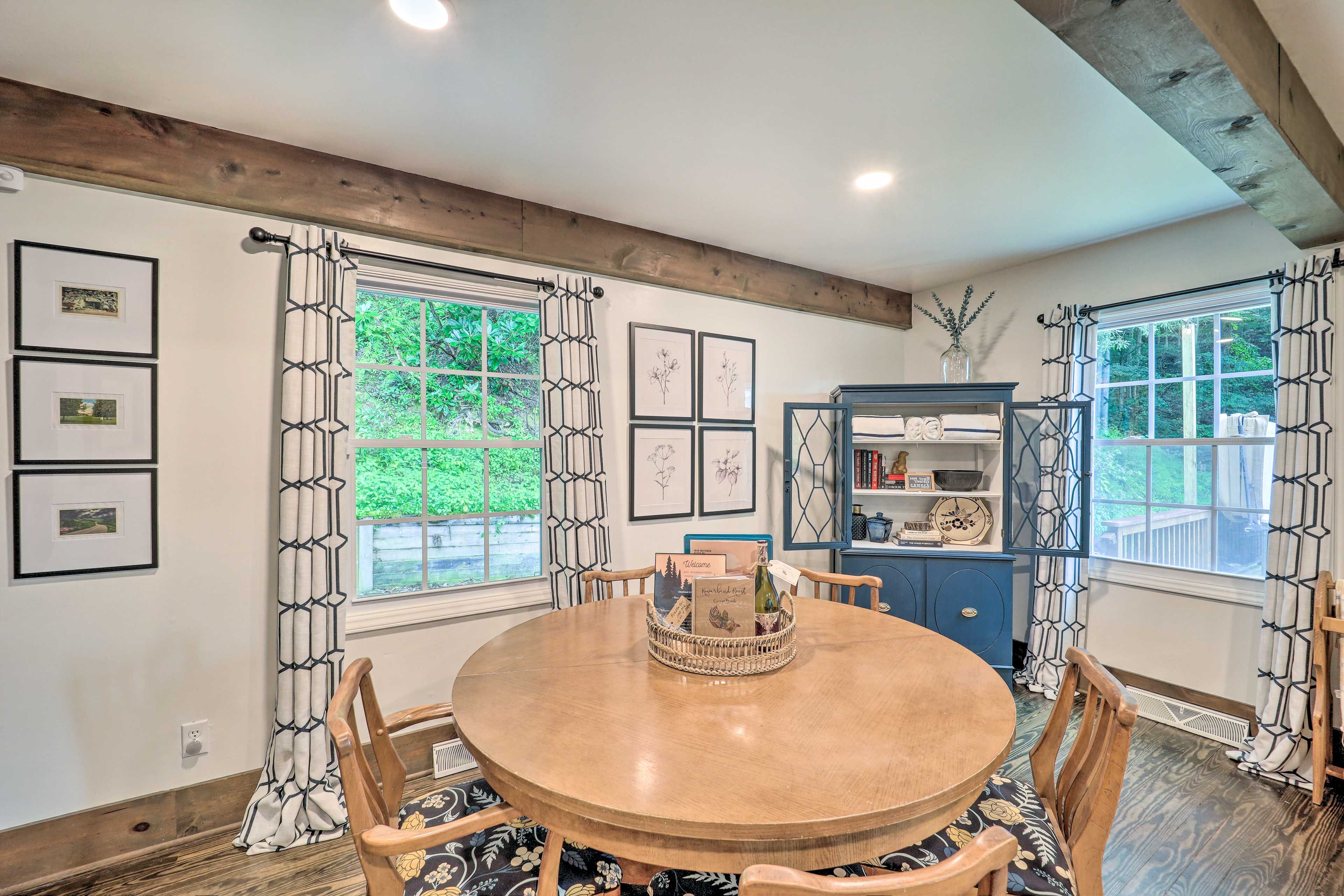 Dining Area | 1st Floor | Central Heating