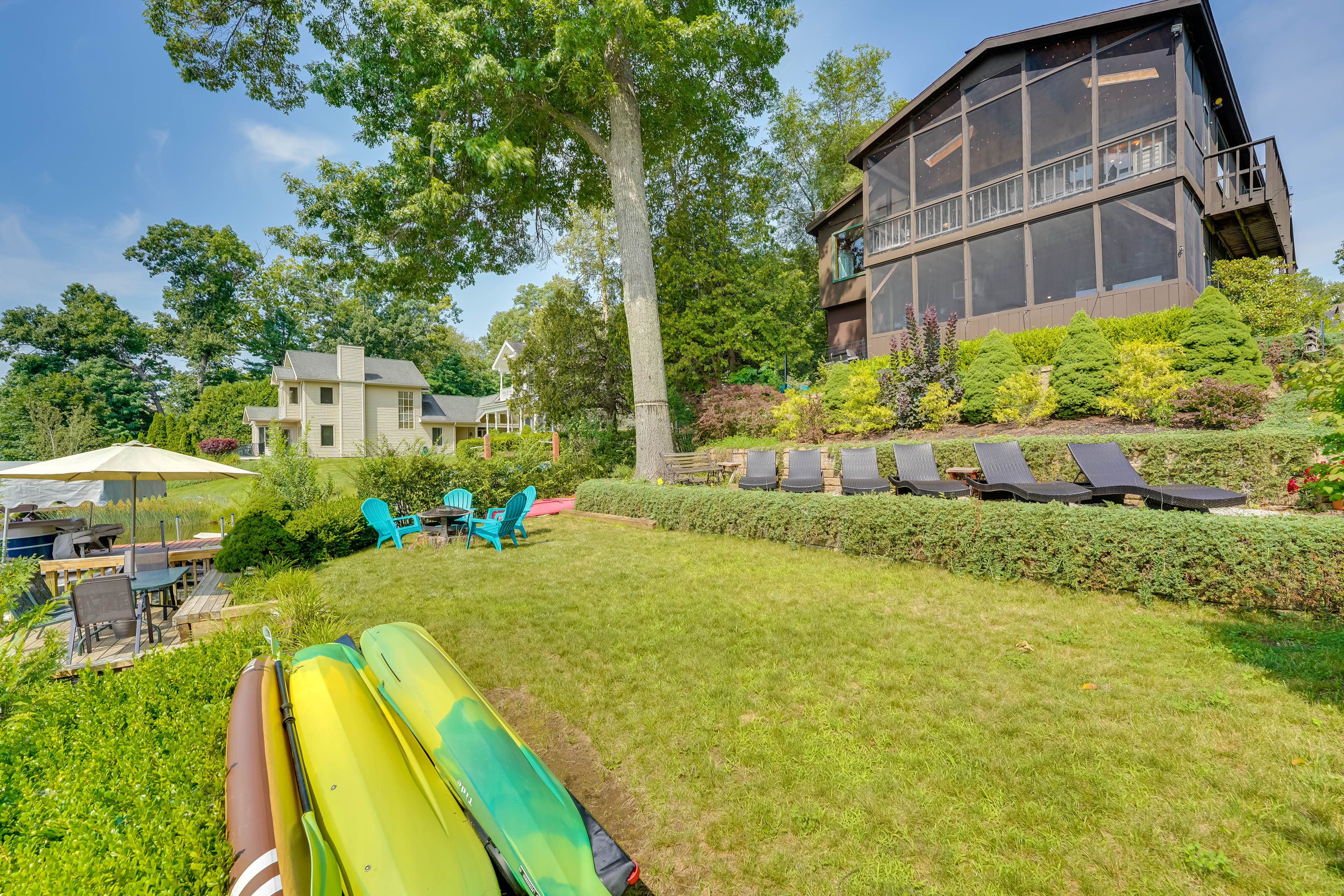 Kayaks Provided | Fire Pit