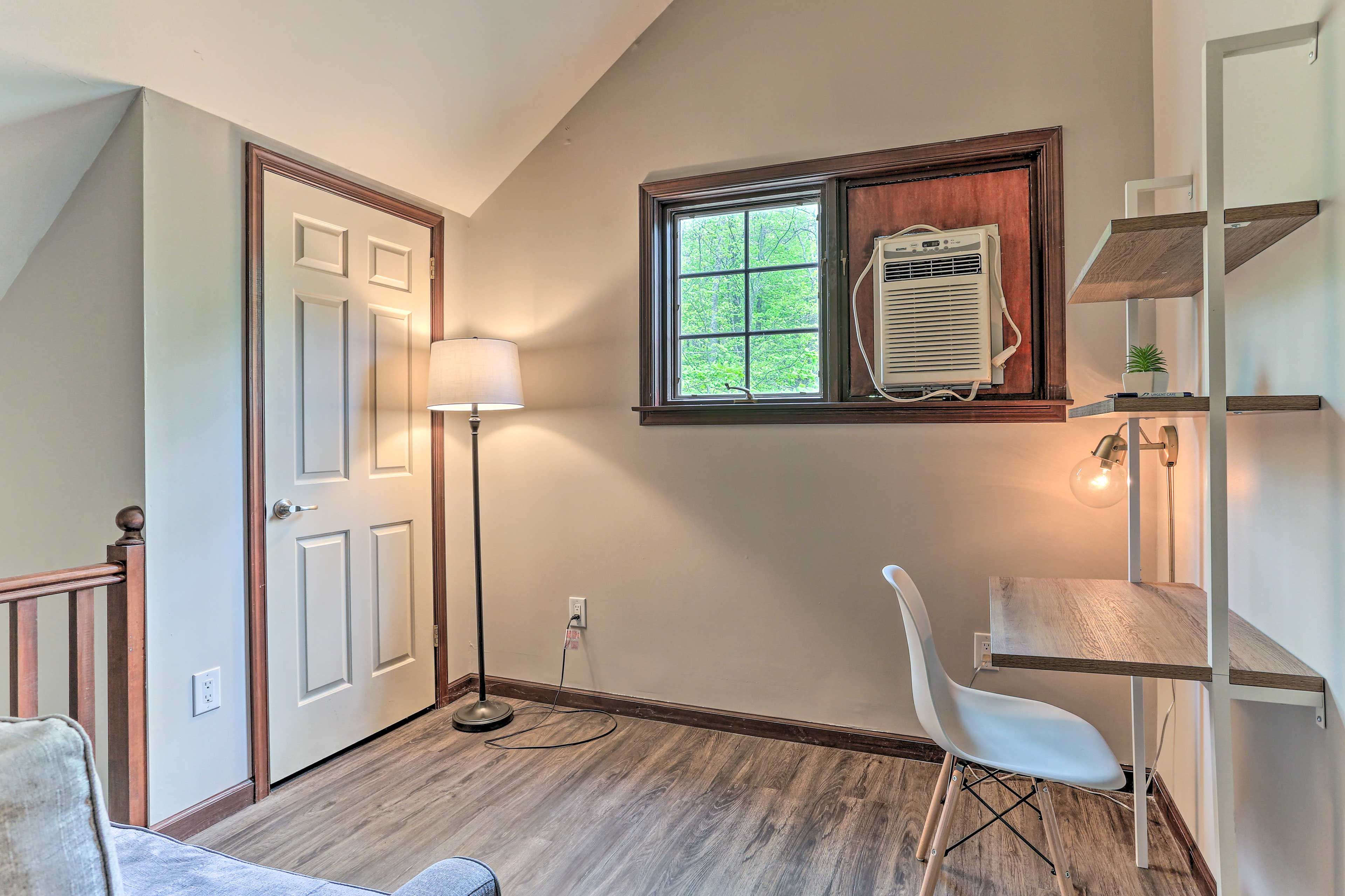 Office Space | Upper Level | Full Sleeper Sofa | Board Games
