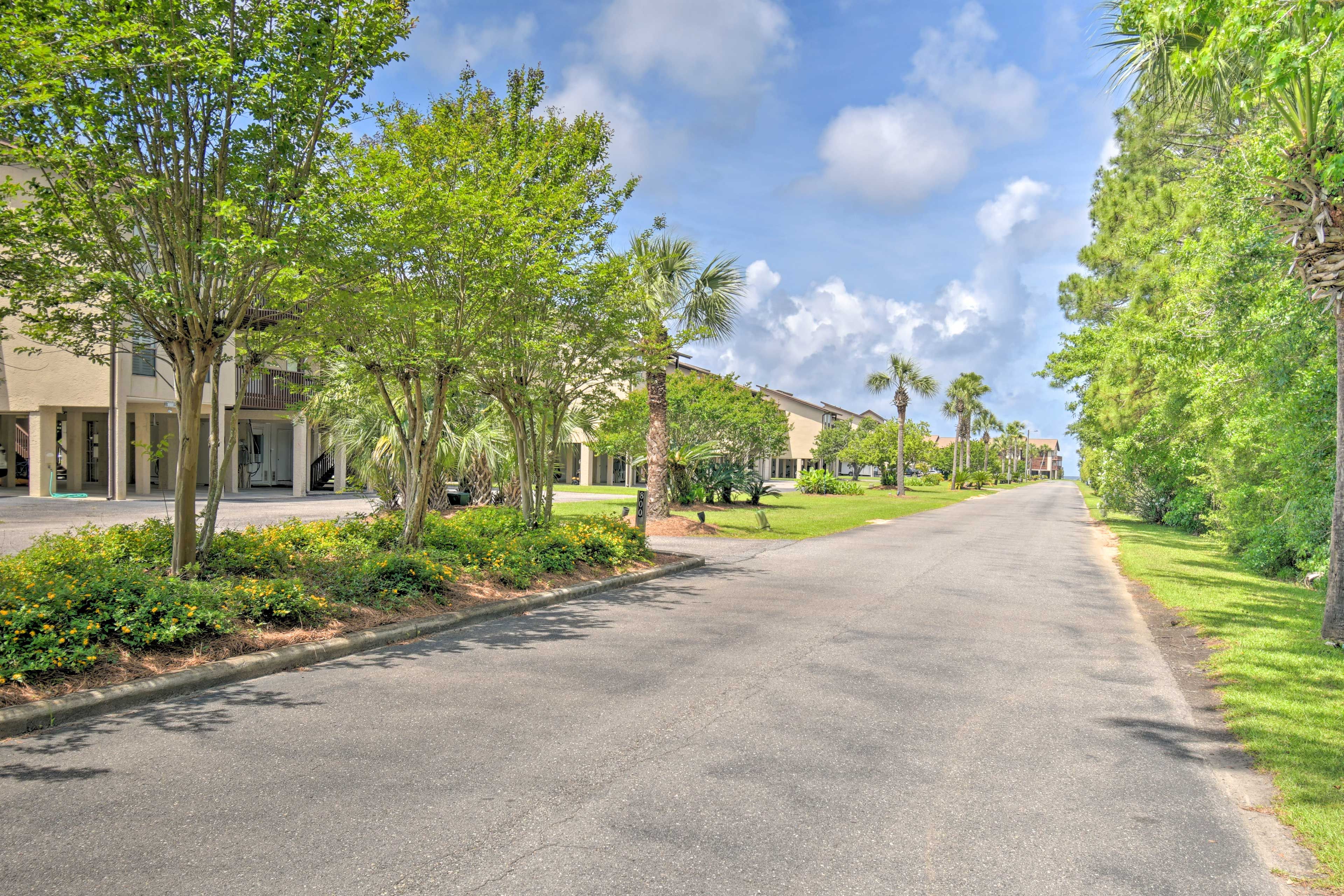 Community Entrance | Carport Parking (2 Vehicles) | 4-Day Overflow Lot