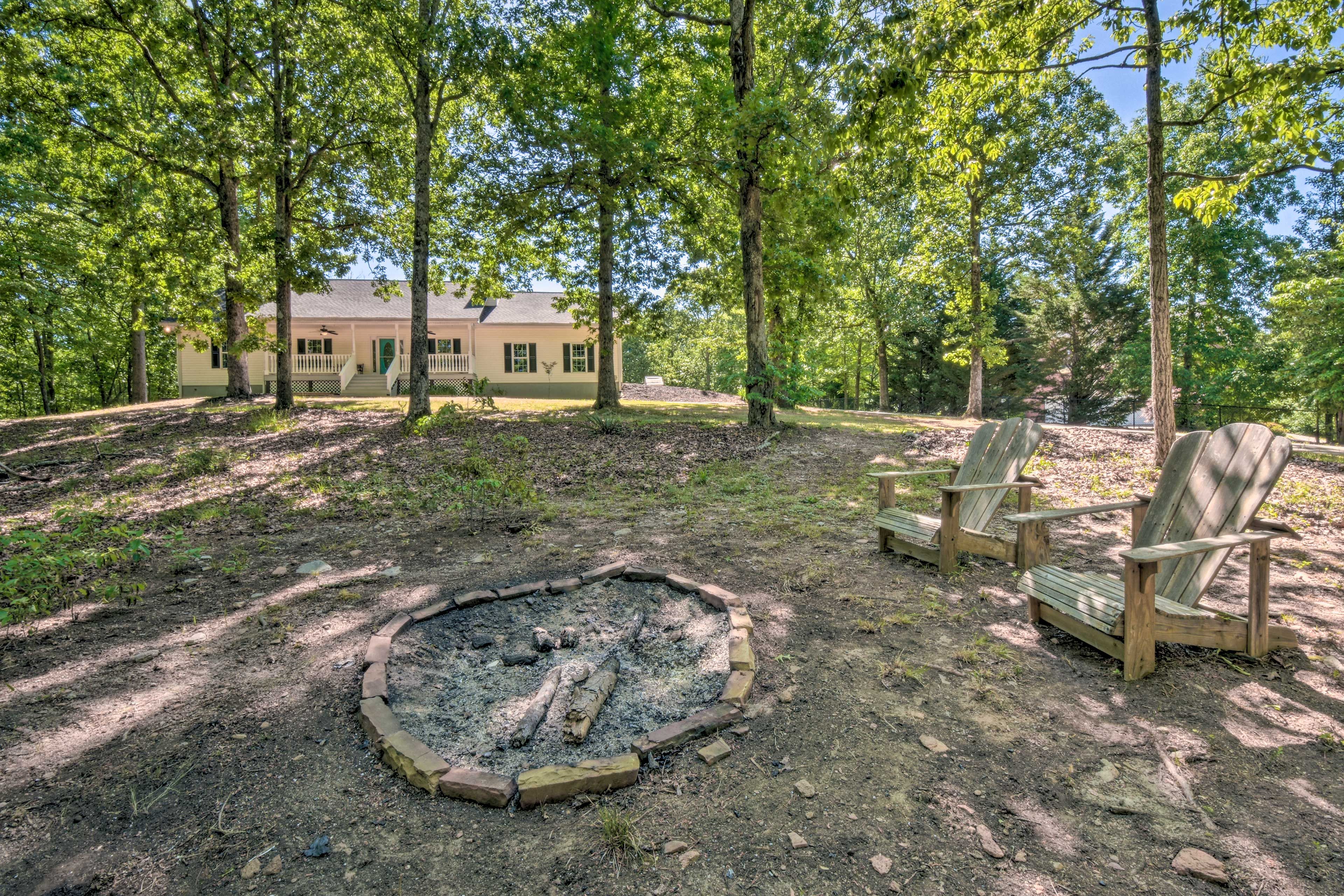 House Exterior | Wood-Burning Fire Pit (Wood Not Provided)