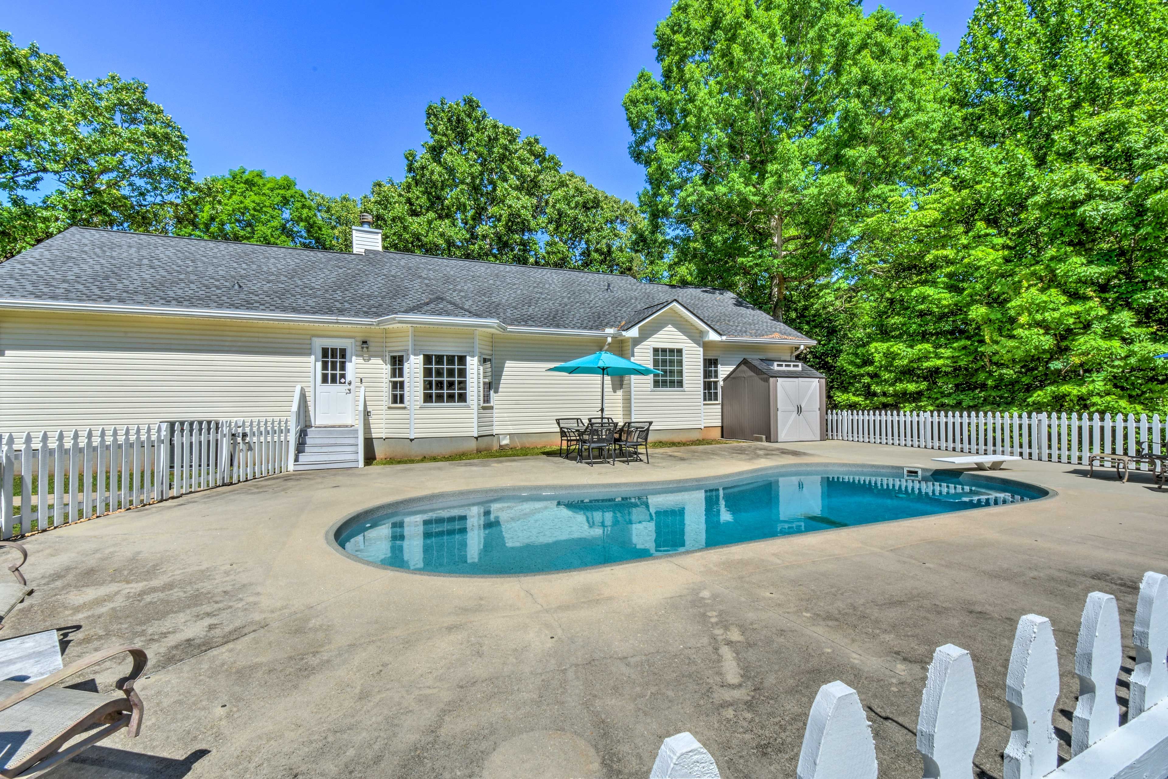 House Exterior | Private Pool w/ Diving Board