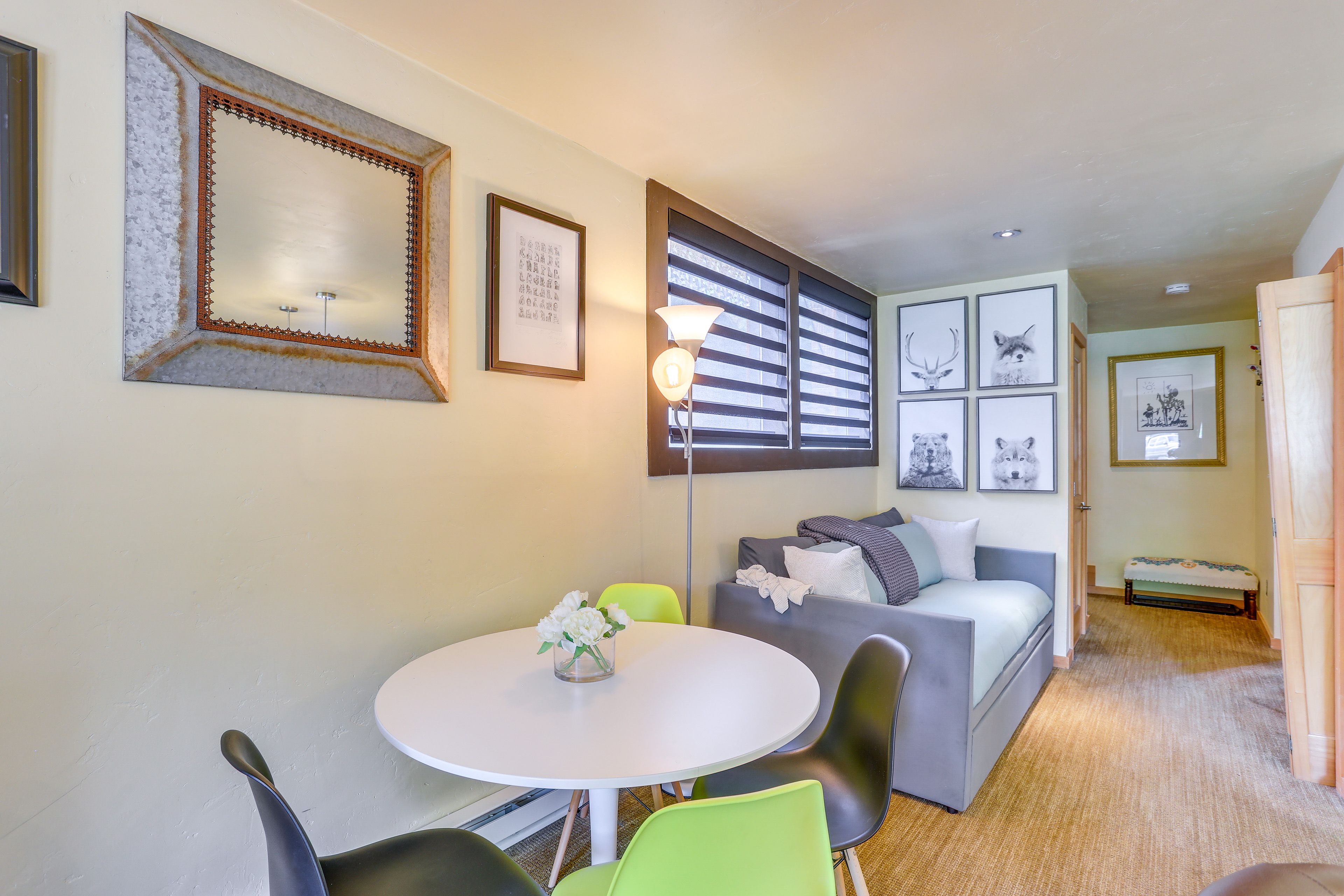 Dining Area | Dishware & Flatware | Twin Daybed (Converts to King)