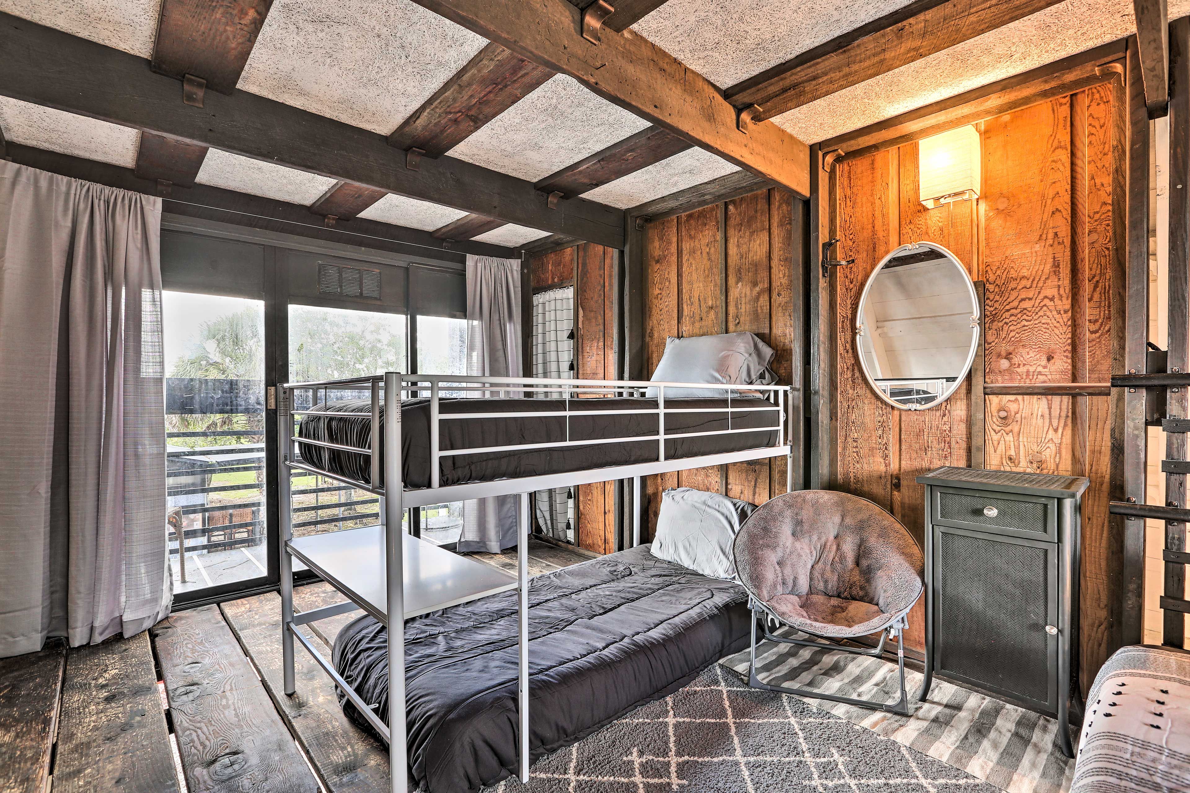Bedroom (Loft) | Twin Bunk Bed | Linens Provided | Access to Front Balcony
