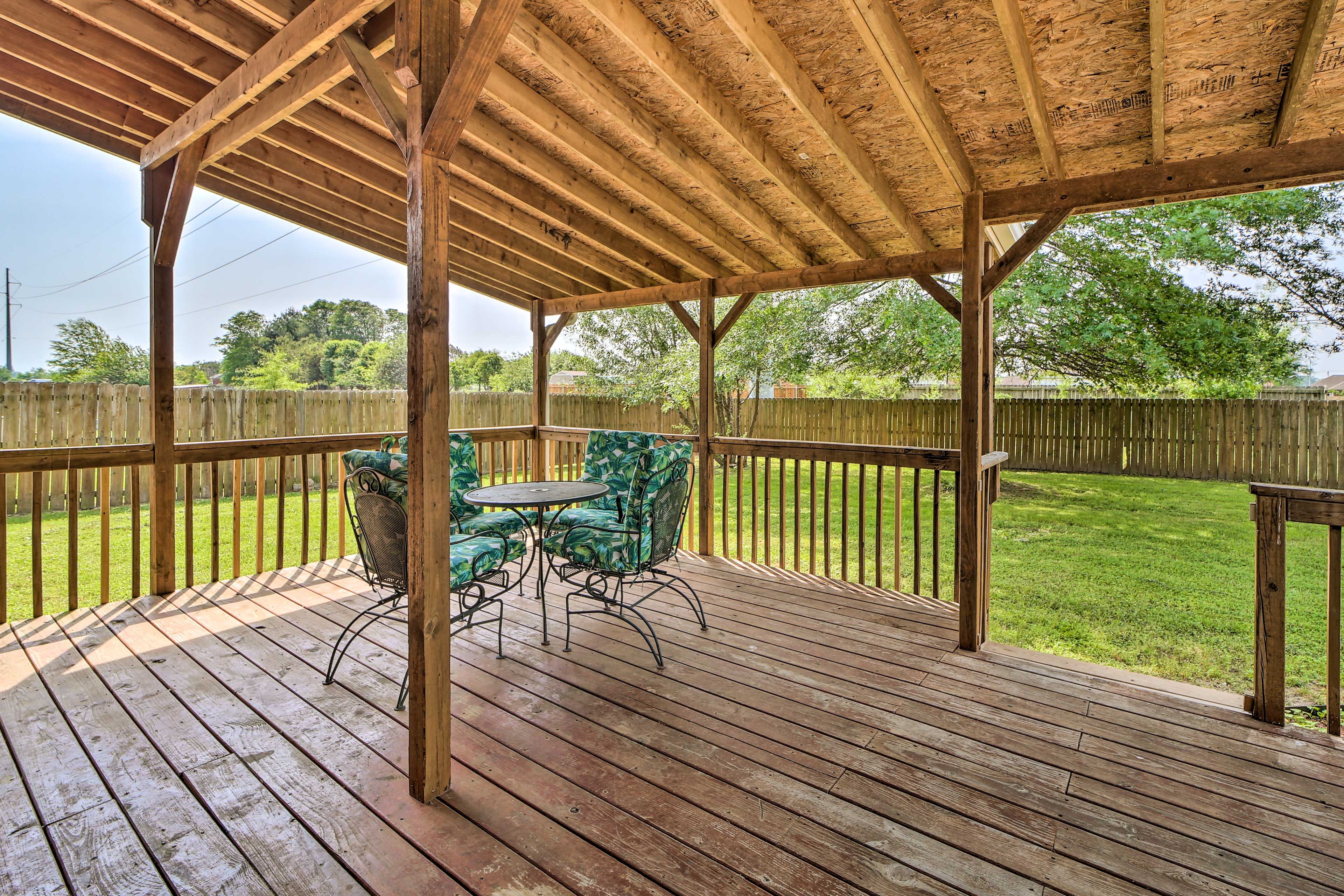 House Exterior | Covered Deck | Dining Area