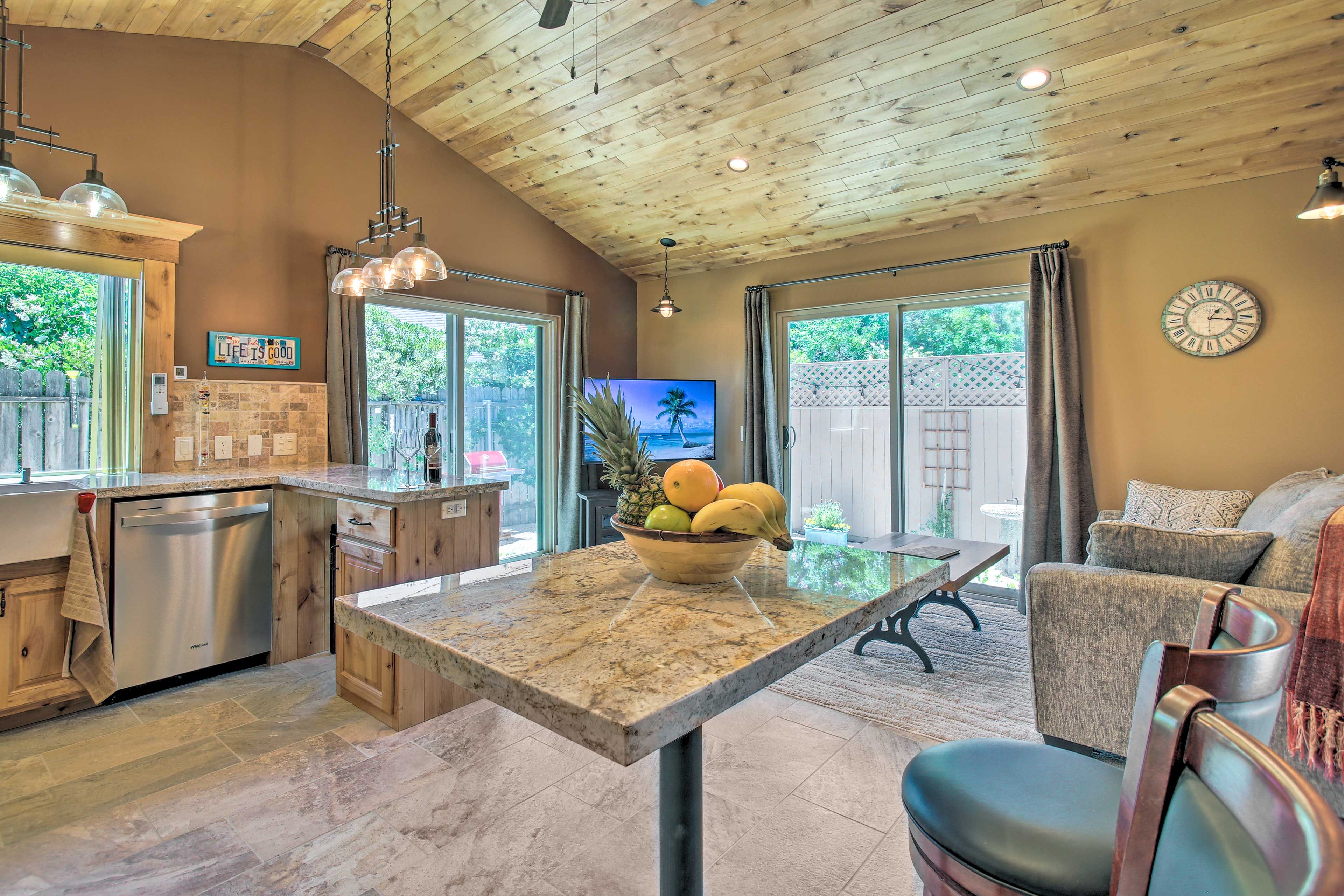 Dining Area | Single-Story Home | Central A/C