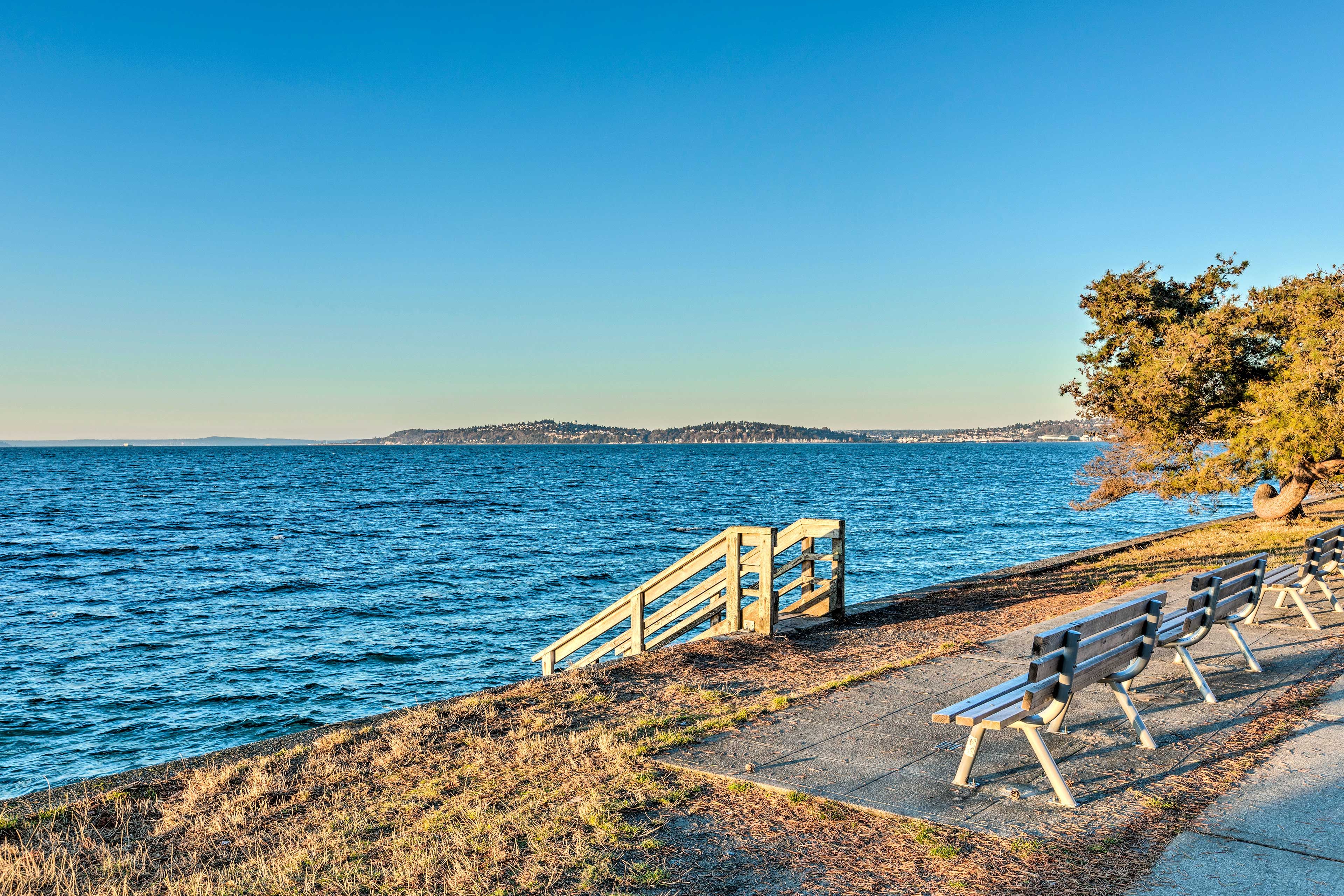 Steps to Alki Beach