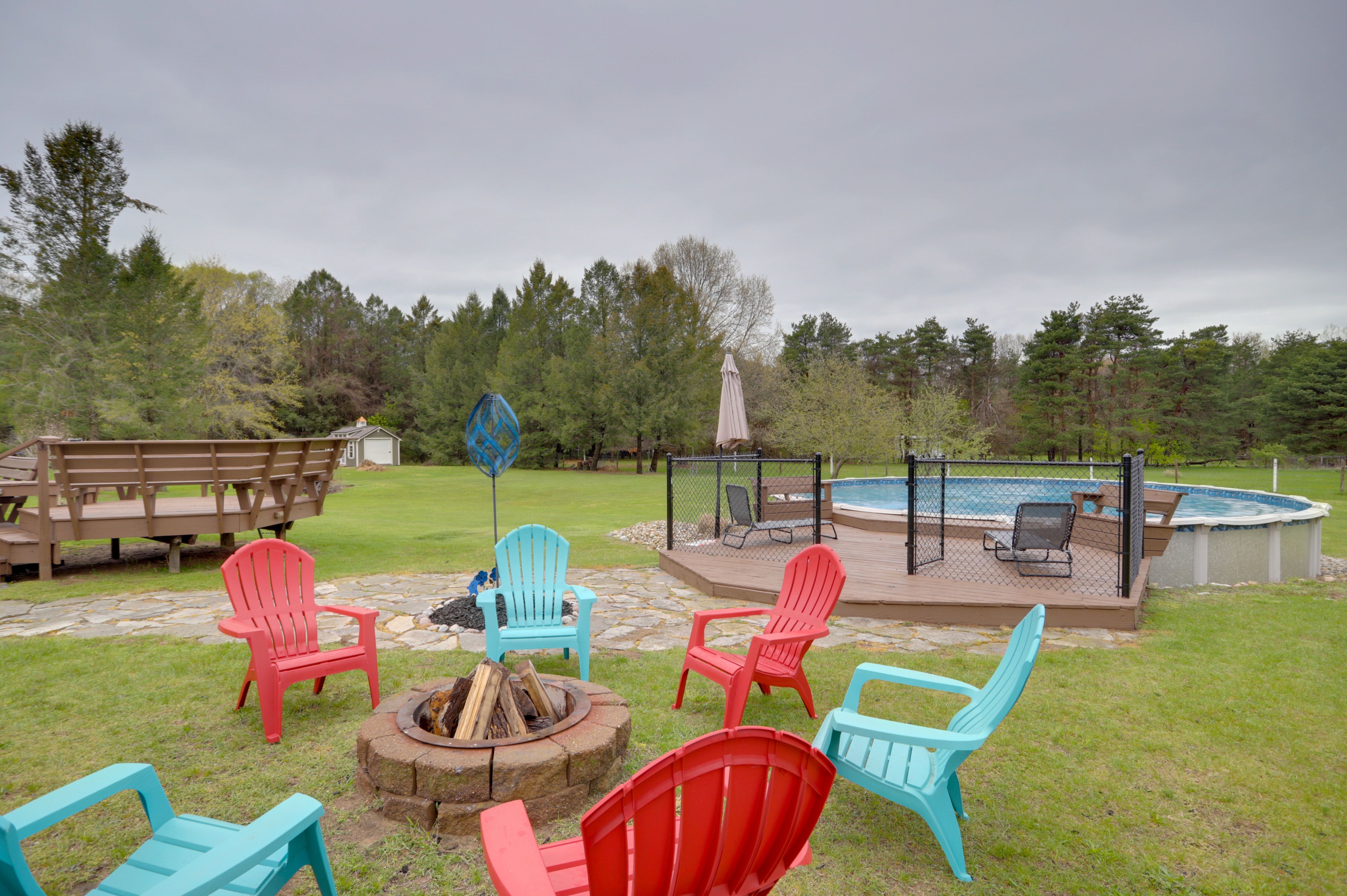 Backyard | 2-Story Home | Pool | Fire Pit