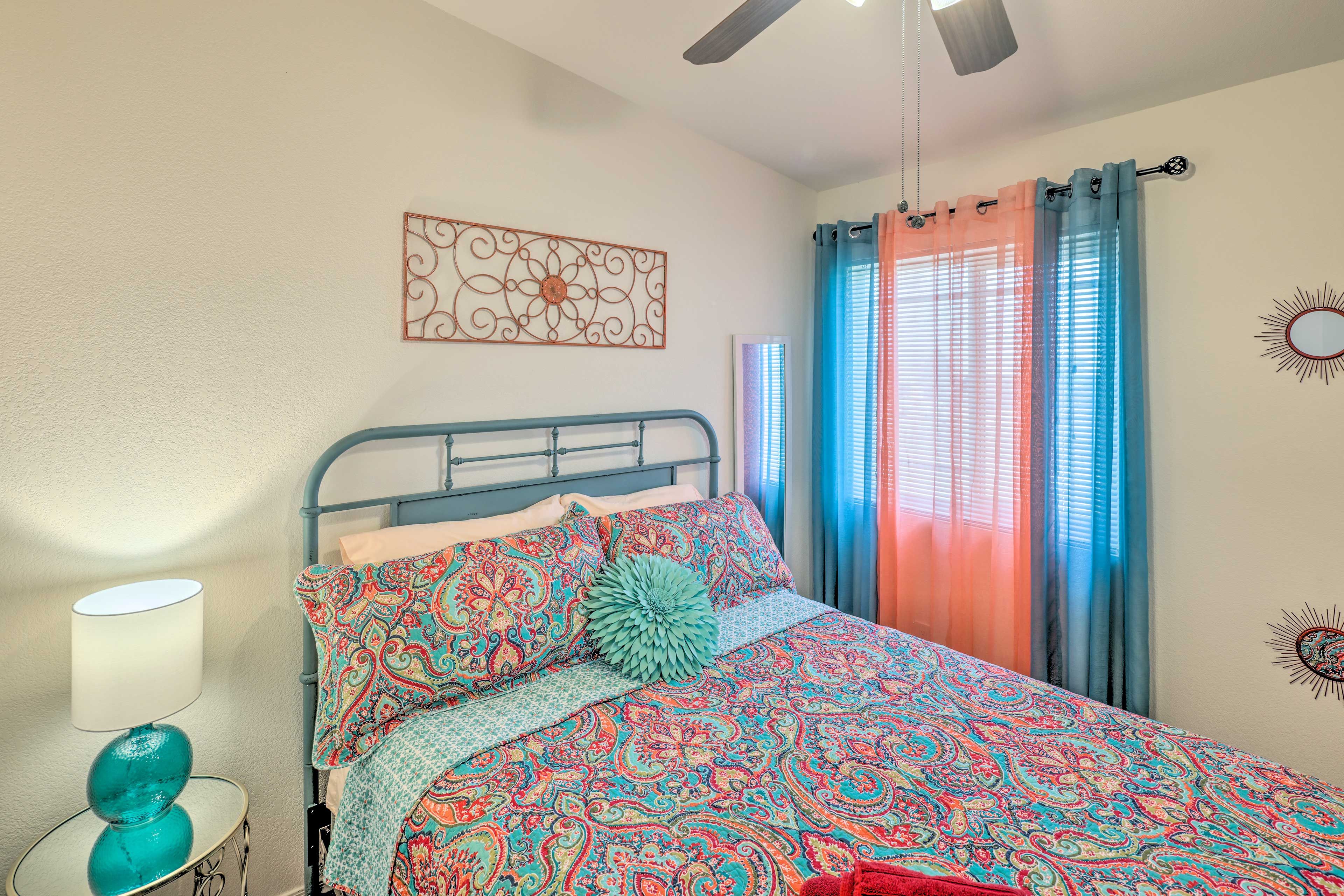 Bedroom 2 | Queen Bed | Linens Provided | Smart TV
