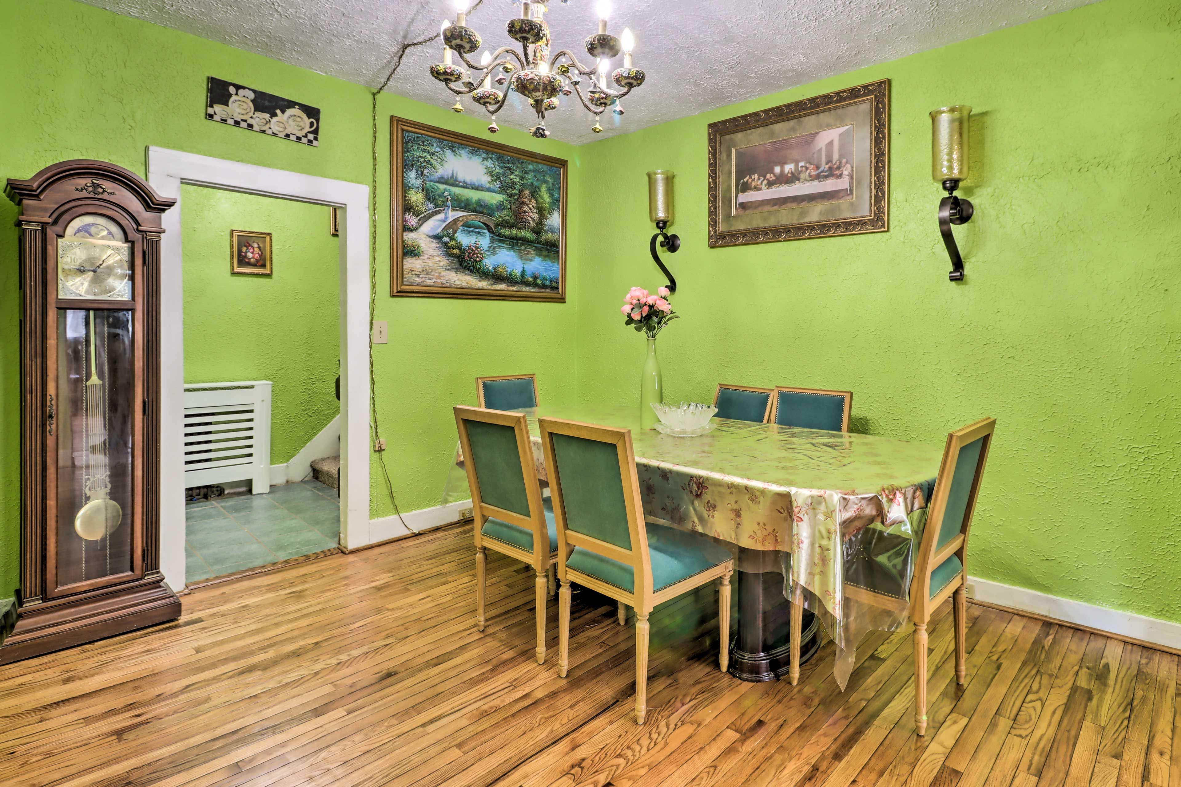 Dining Room | Stairs to Bedrooms 2 - 3 on Left