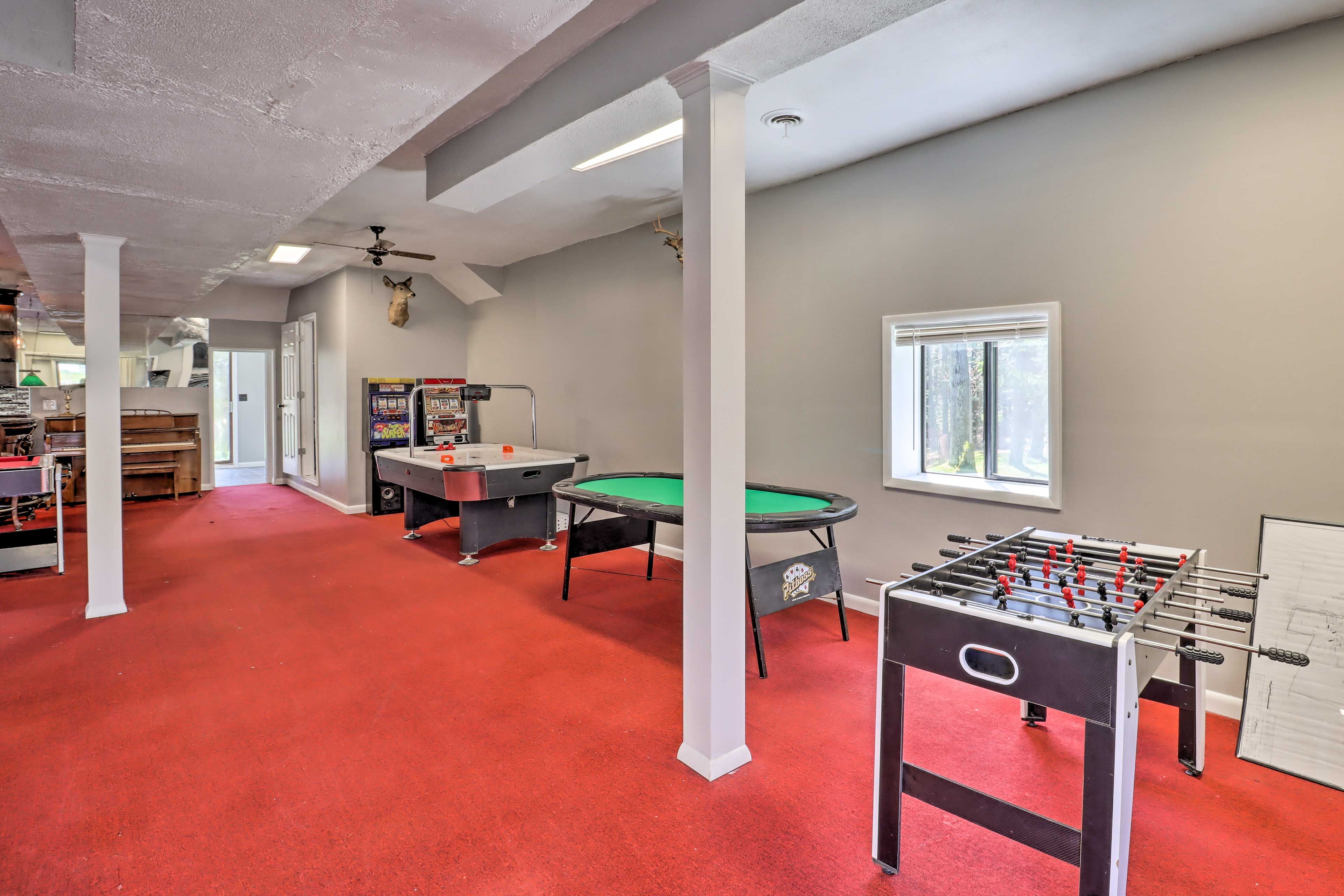 Shared Game Room | Foosball | Poker Table