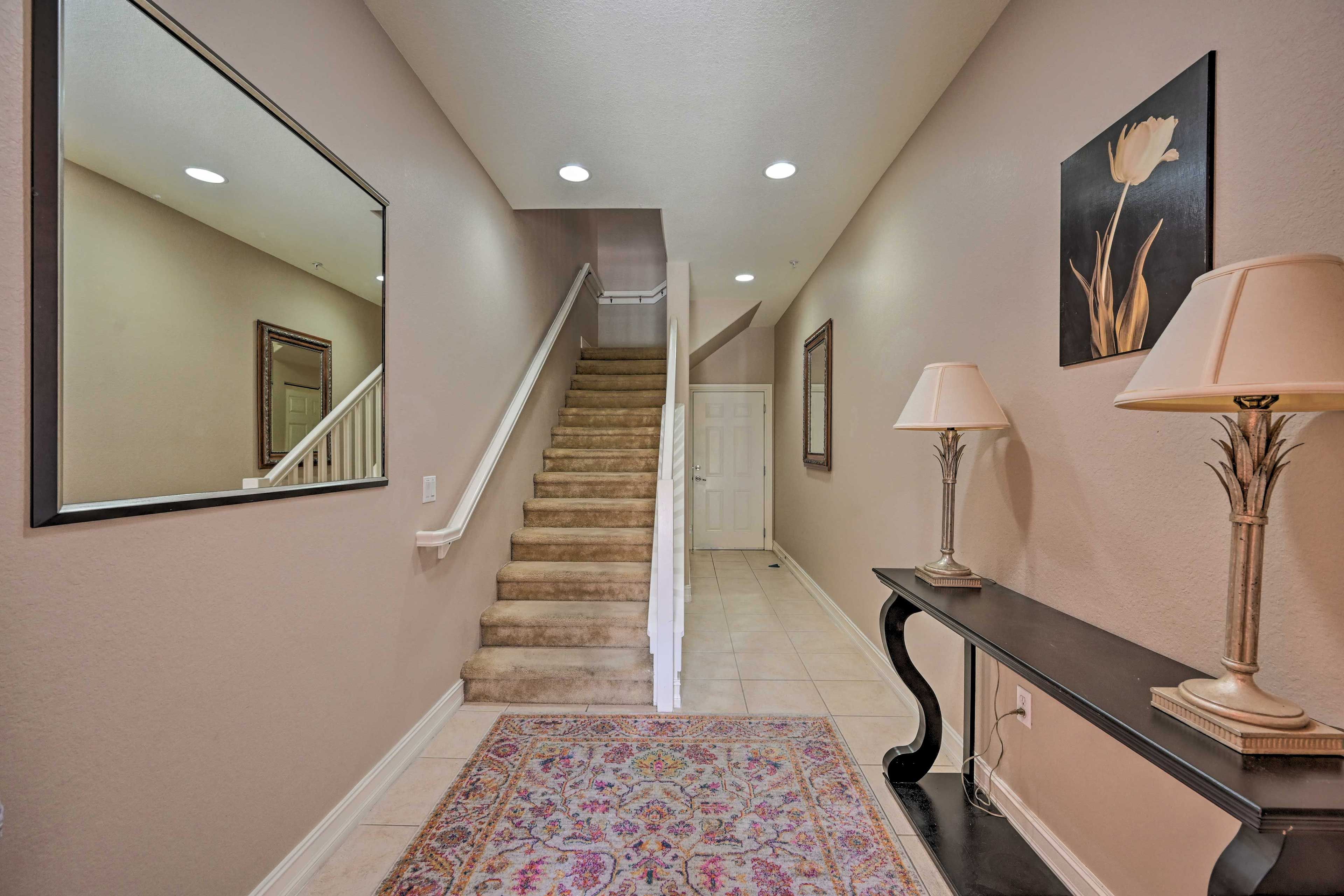 Steps Required to Access Living Area