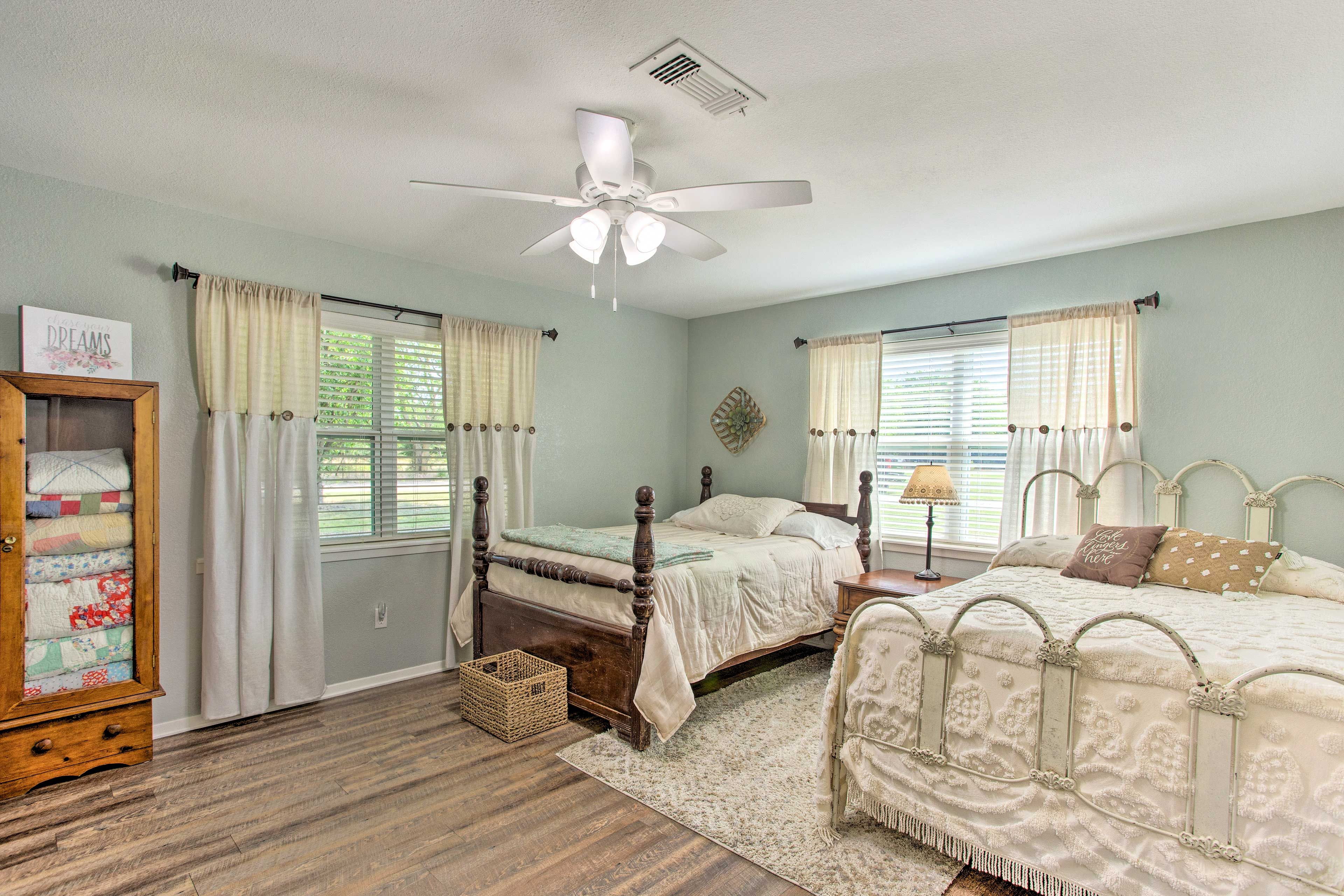 Bedroom 2 | 2 Full Beds | Main Floor | Towels Provided