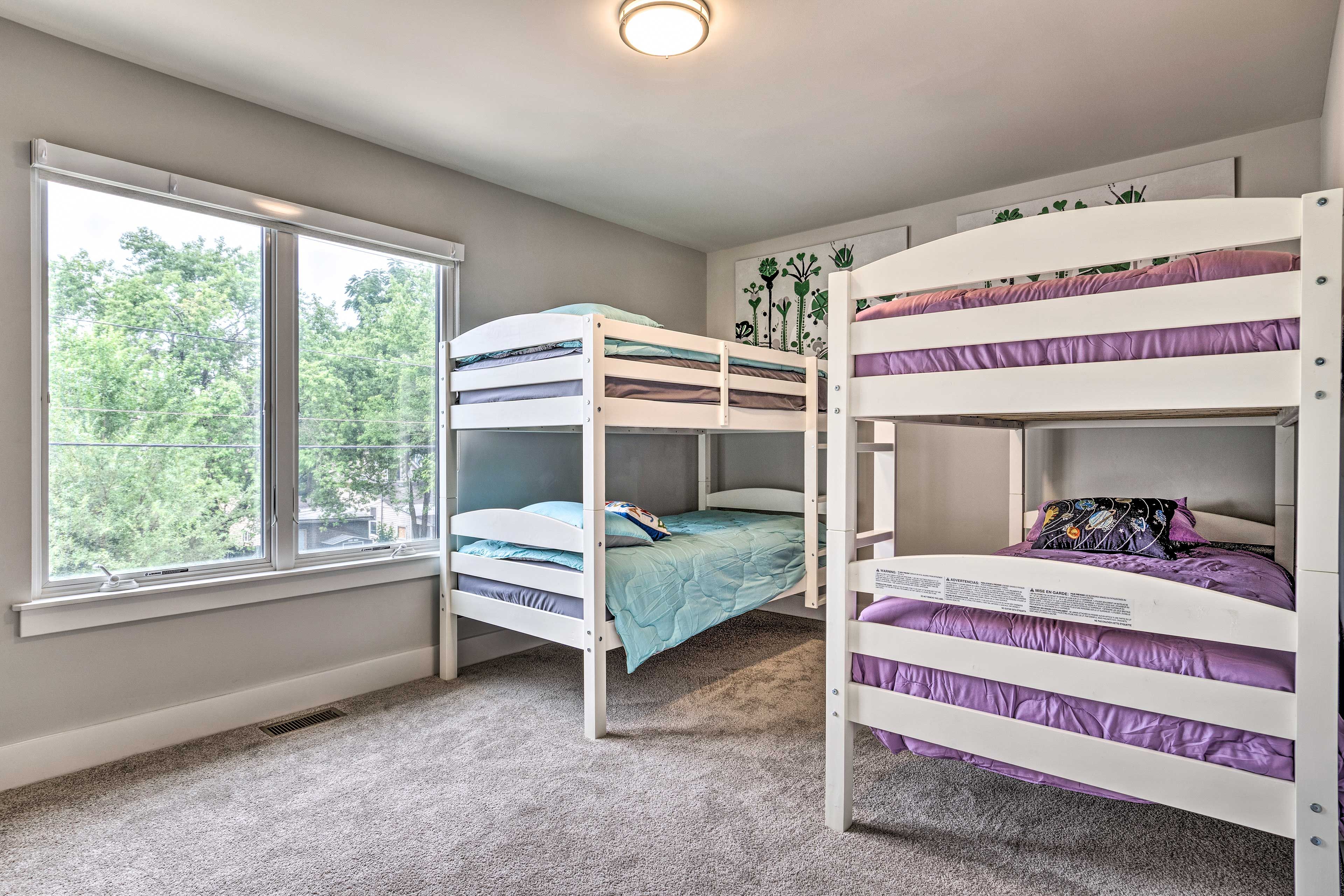 Bedroom 3 | 2 Twin Bunk Beds | 2nd Floor